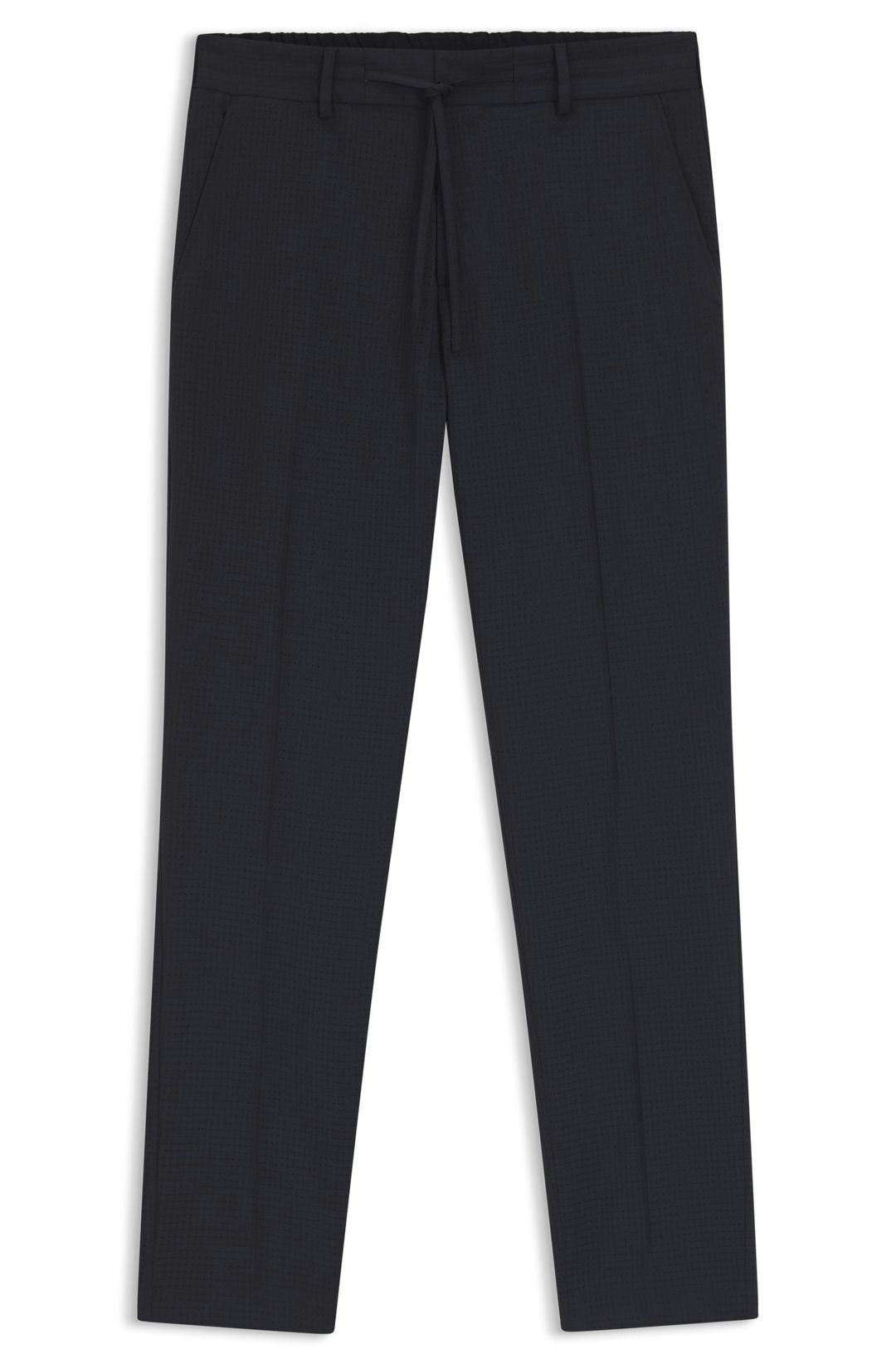 Sbalitelné kalhoty slim fit z pratelné vlněné směsi