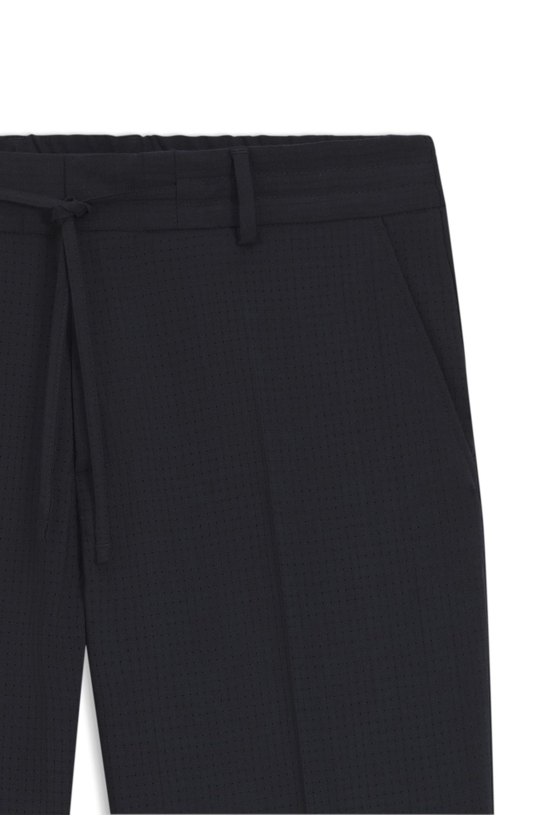 Sbalitelné kalhoty slim fit z pratelné vlněné směsi