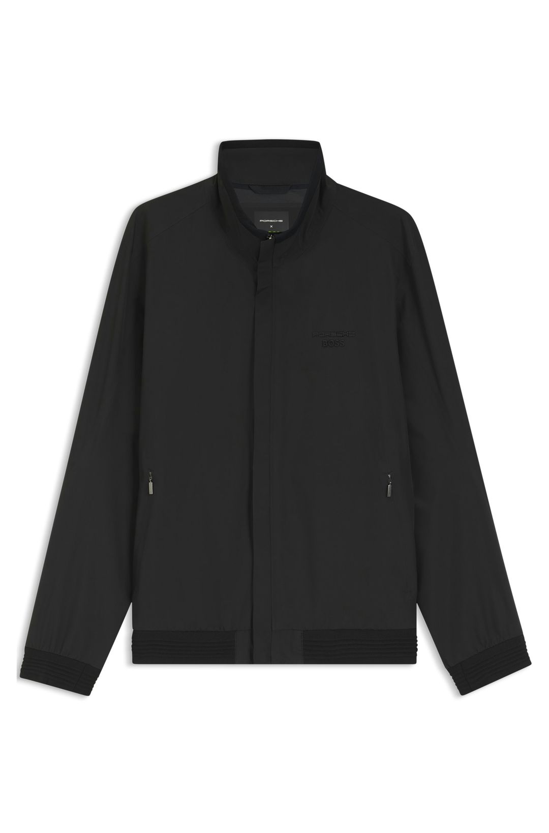 Voděodolná softshellová bunda Porsche x BOSS - Black