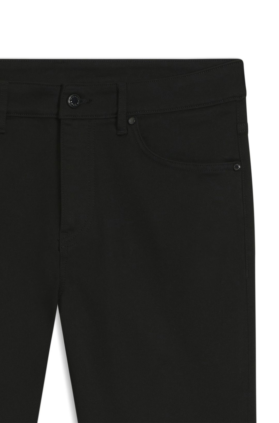 Kalhoty Porsche x BOSS zúženého střihu z strečového denimu - Black
