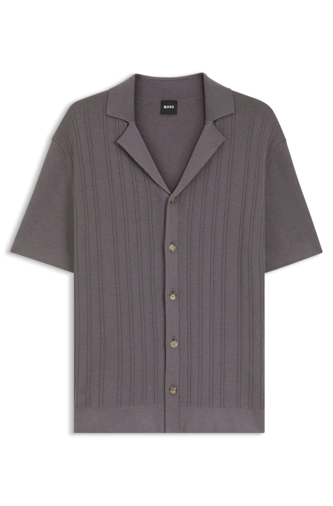 Košile regular střihu z pruhované bavlny - Medium Purple