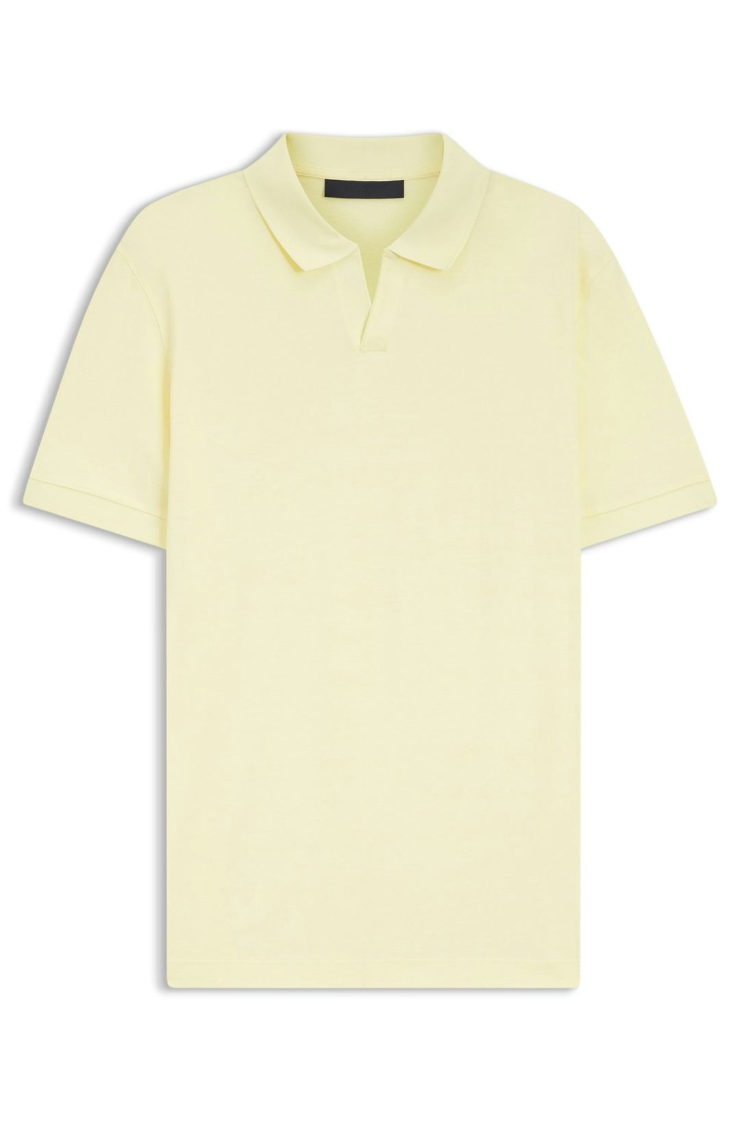 Polotričko BOSS BY BECKHAM z bavlny a hedvábí - Beige Overflow