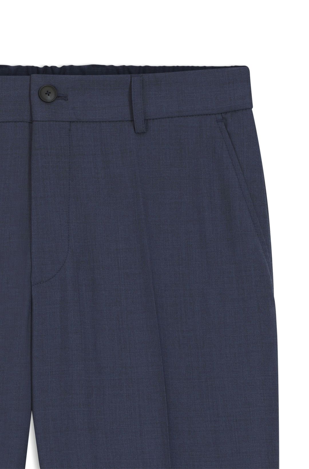 Kalhoty zúženého střihu z pratelné vzdušné vlny - Open Blue
