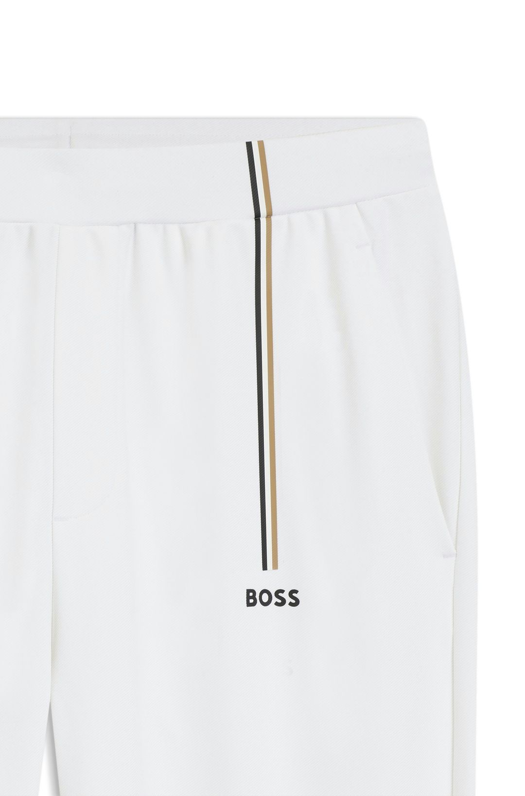 Aktivní tepláky z termoregulačního strečového gabardénu - White