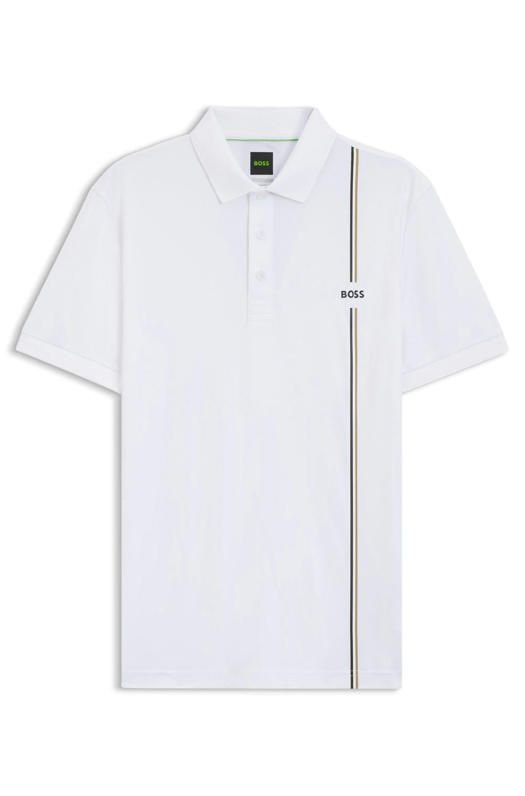 Aktivní rychleschnoucí polotričko s charakteristickým pruhem - White