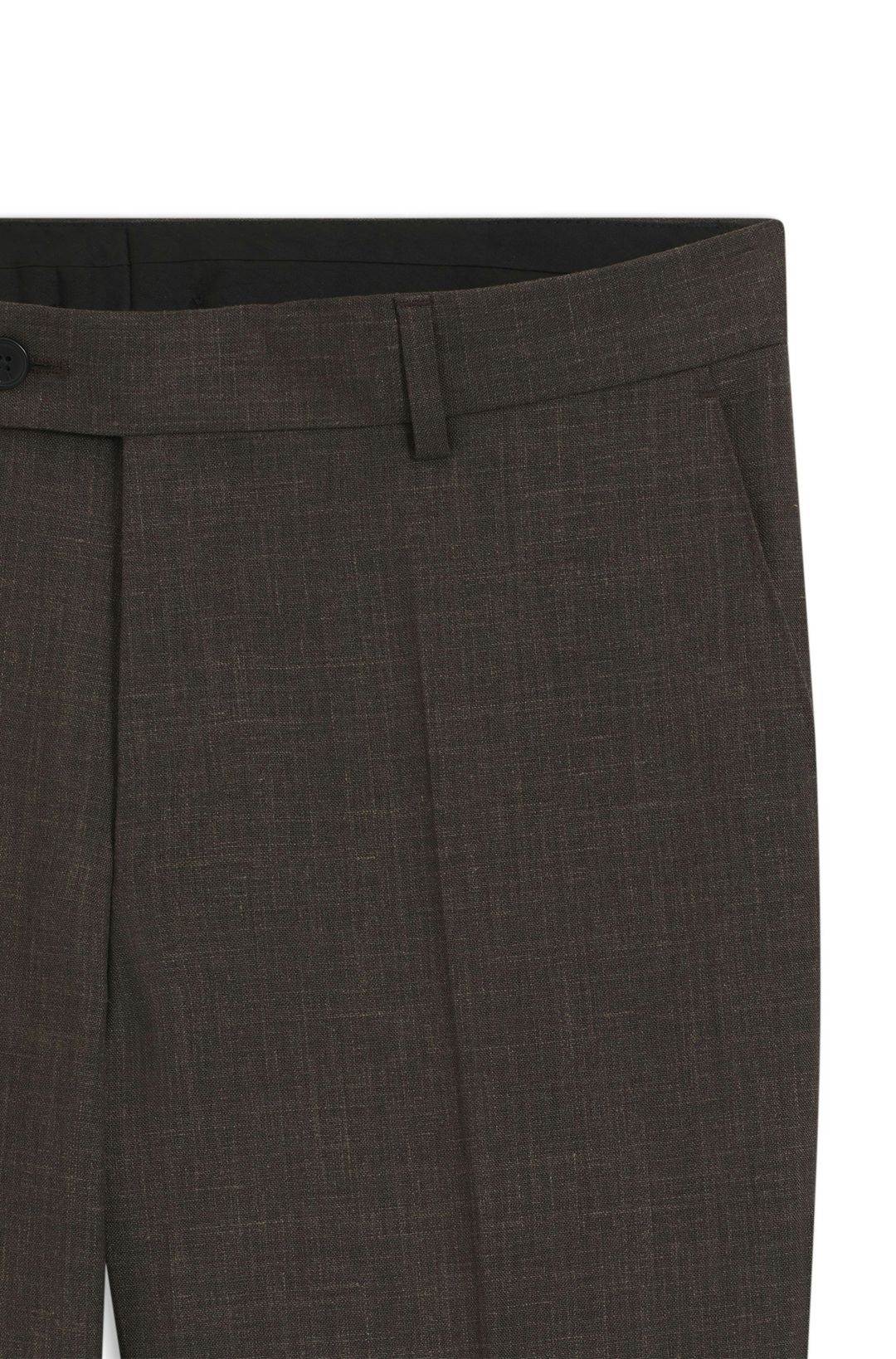 Oblekové kalhoty BOSS BY BECKHAM slim fit z vlněné směsi