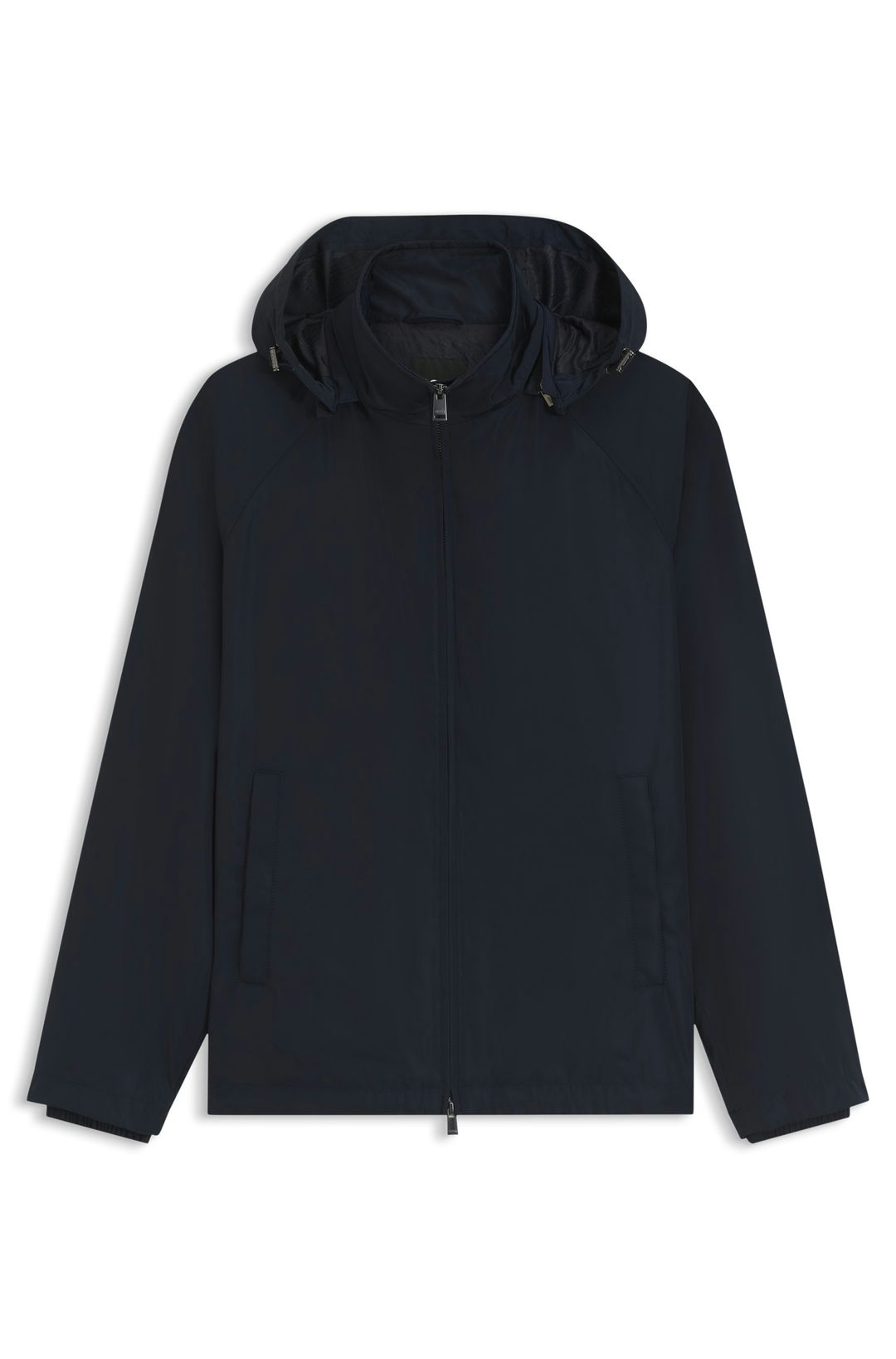 Bunda s kapucí regular střihu s vodoodpudivou úpravou - Dark Blue