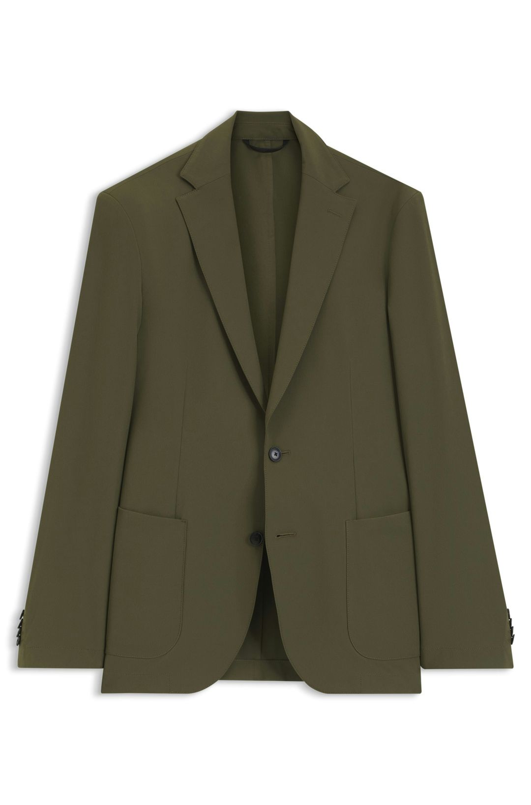 Úzký blazer z funkční strečové tkaniny - Open Green