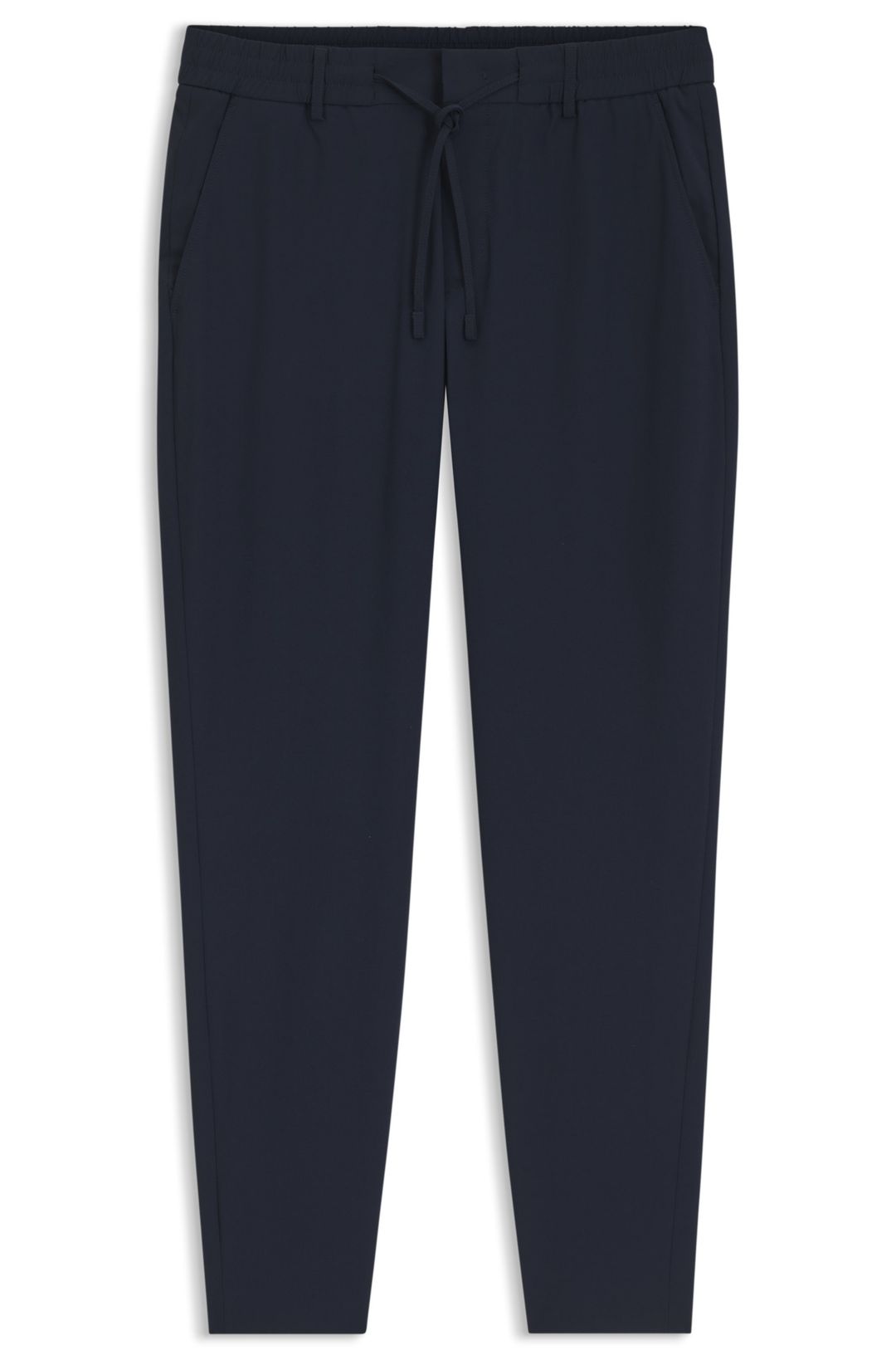 Kalhoty zúženého střihu z funkční strečové tkaniny - Dark Blue