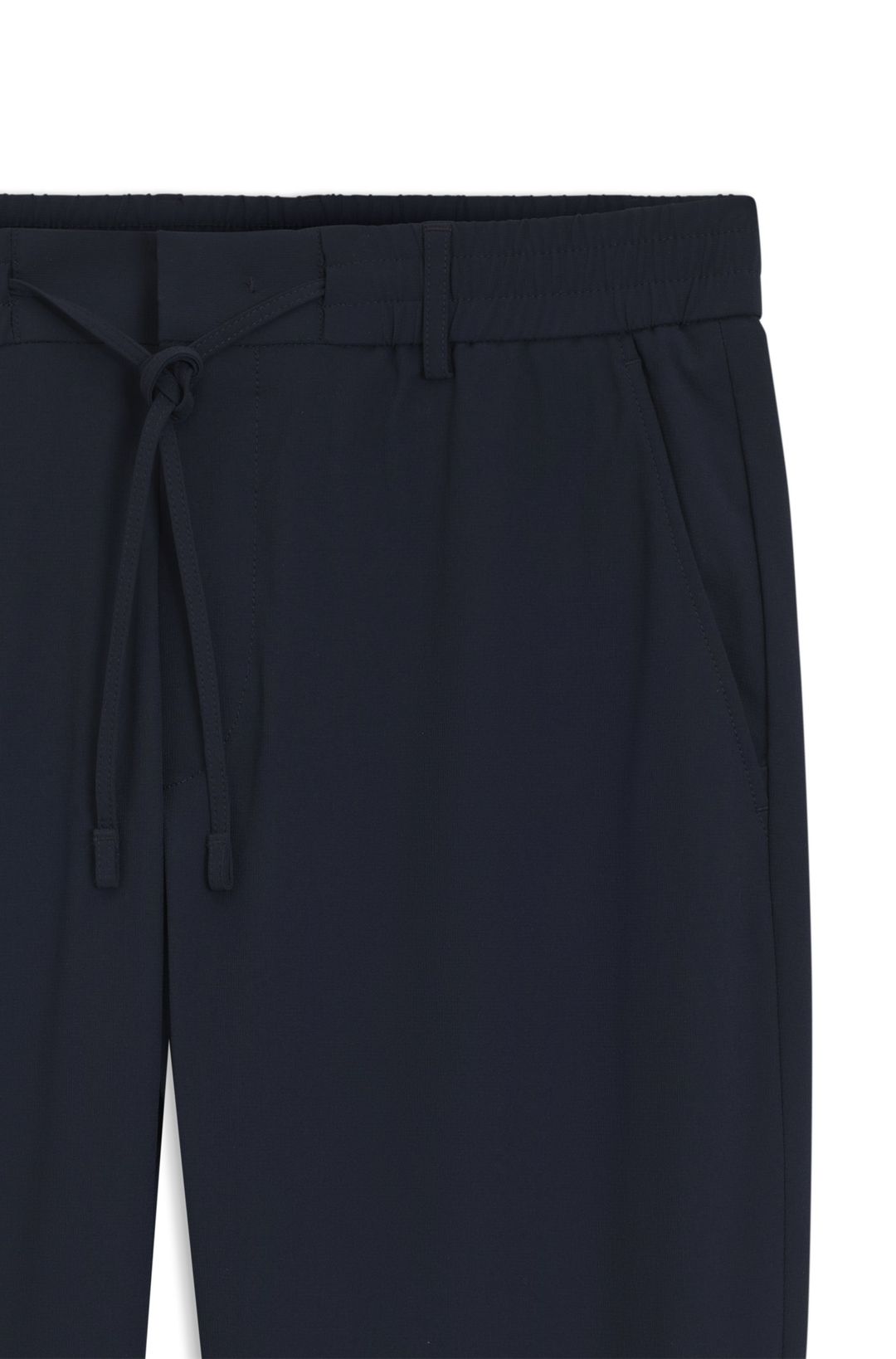 Kalhoty zúženého střihu z funkční strečové tkaniny - Dark Blue