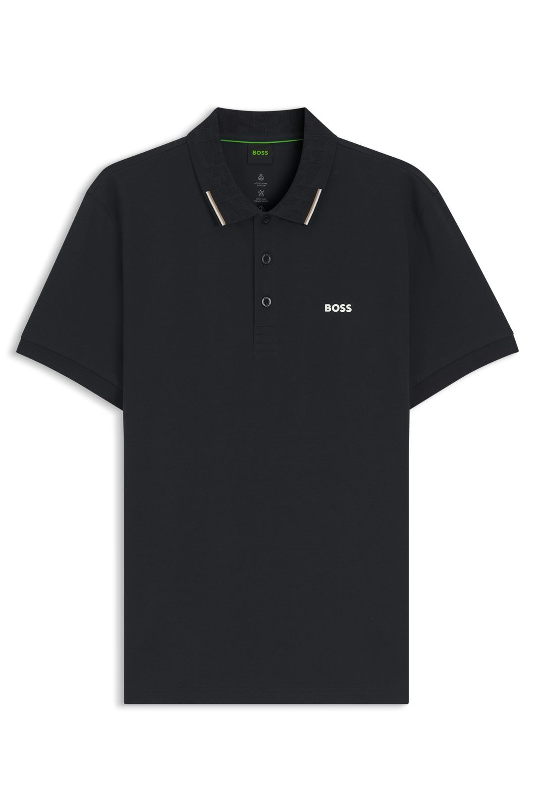 Polotričko  Active Paddy ze strečové  bavlny s piké - Dark Blue