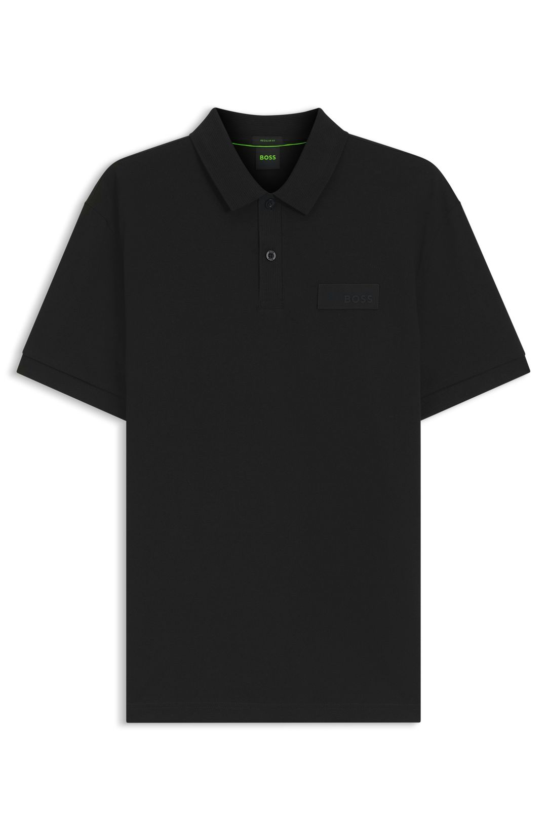 Polotričko Paddy s nášivkou ze strukturovaného loga - Black