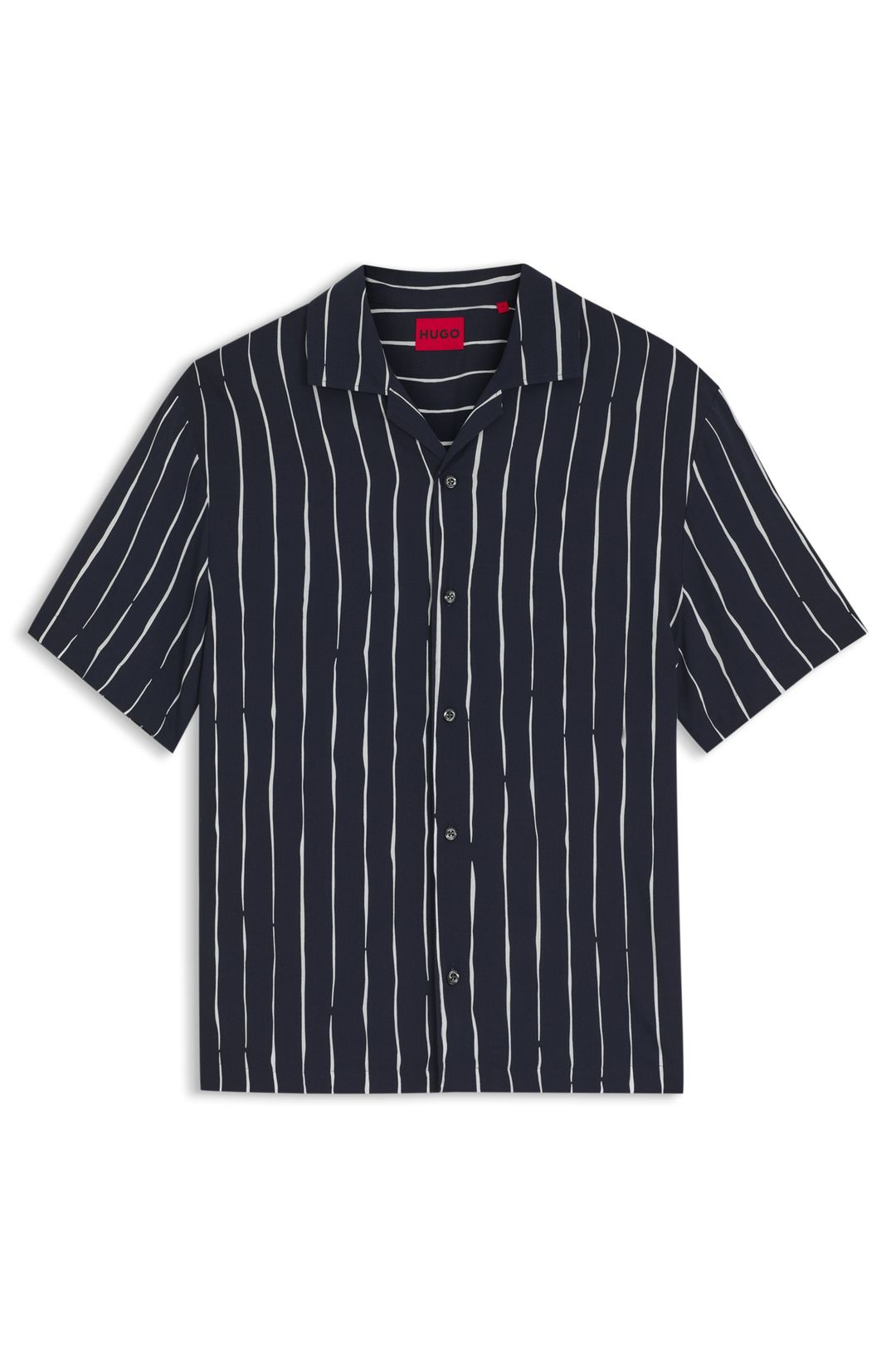 Košile s potiskem a límcem ve stylu "camborghini" - Dark Blue