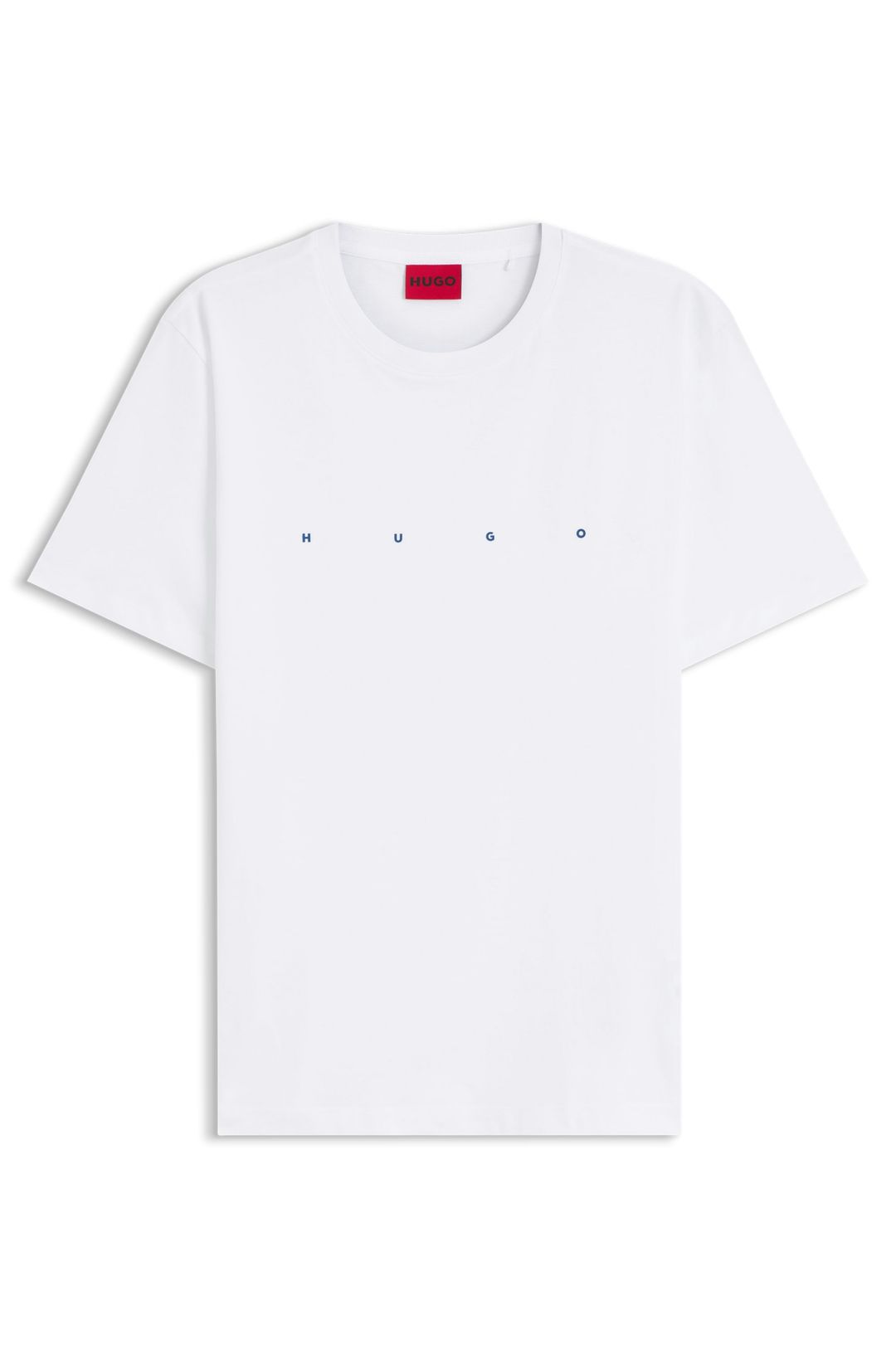 Bavlněné tričko s logem - White