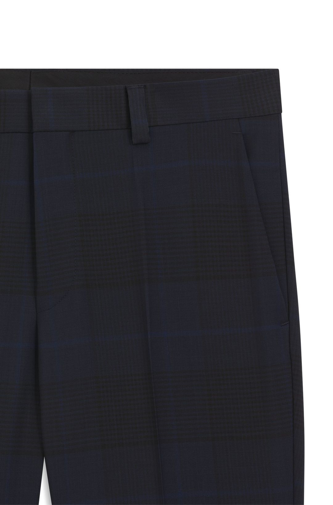 Extra úzké kalhoty z panenské vlny - Dark Blue