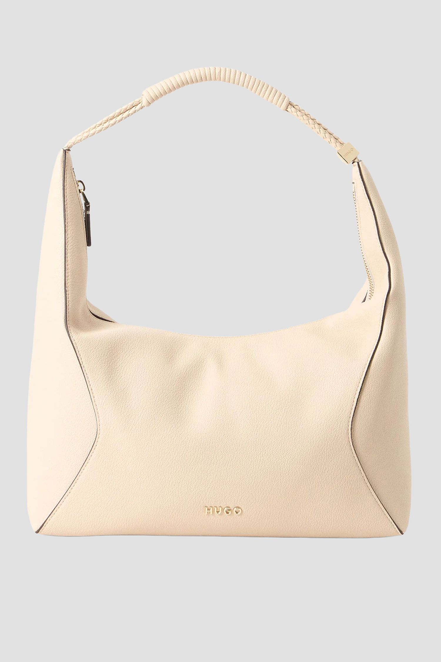 Hobo kabelka se zlatým logem - Open White