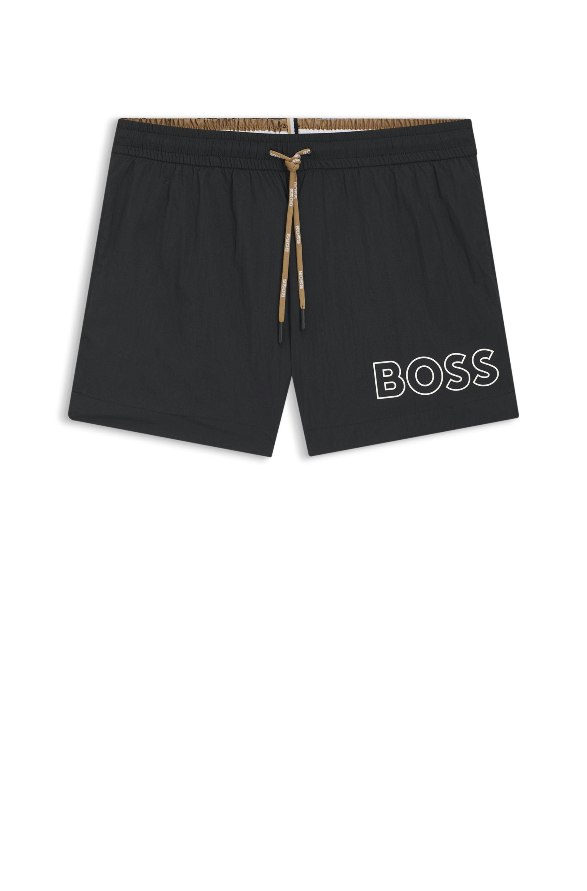 Pánské plavkové šortky BOSS - Black