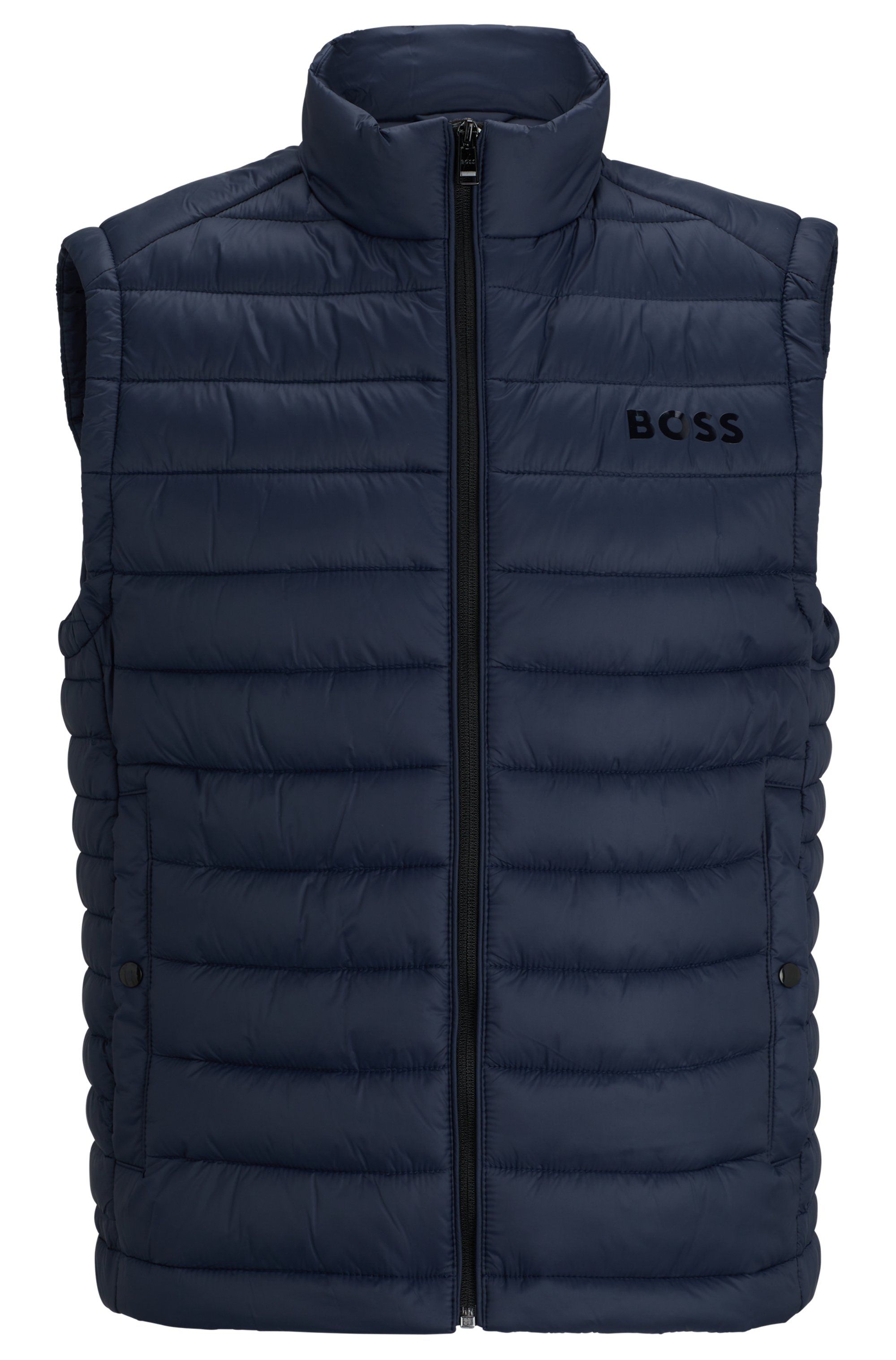 Zbaliteľná vesta BOSS s logom - Dark Blue