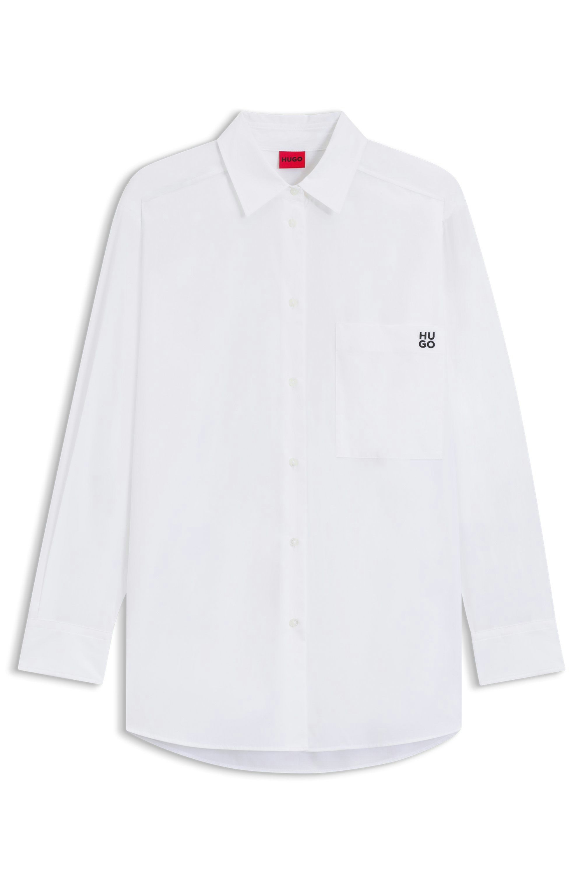 The Oversize Shirt 10251197 01 - White