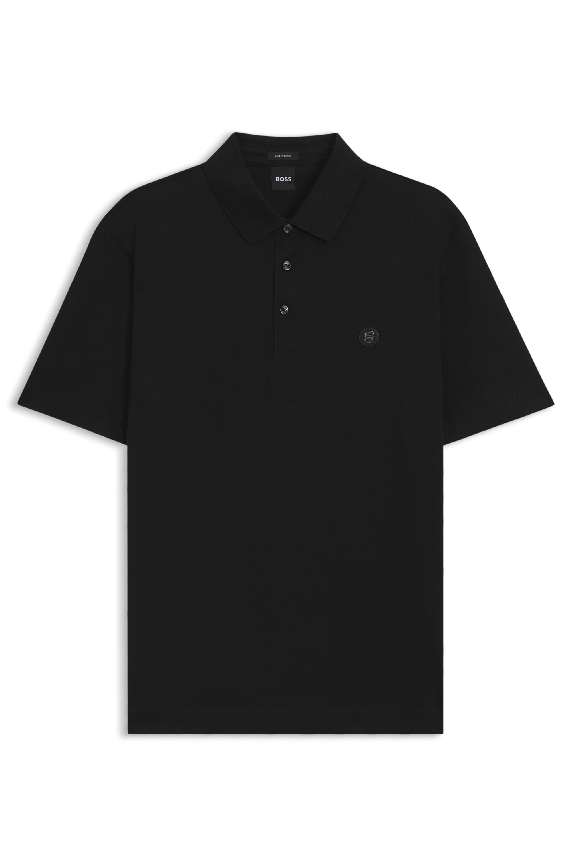 Pánské polotričko BOSS v klasickém střihu - Black