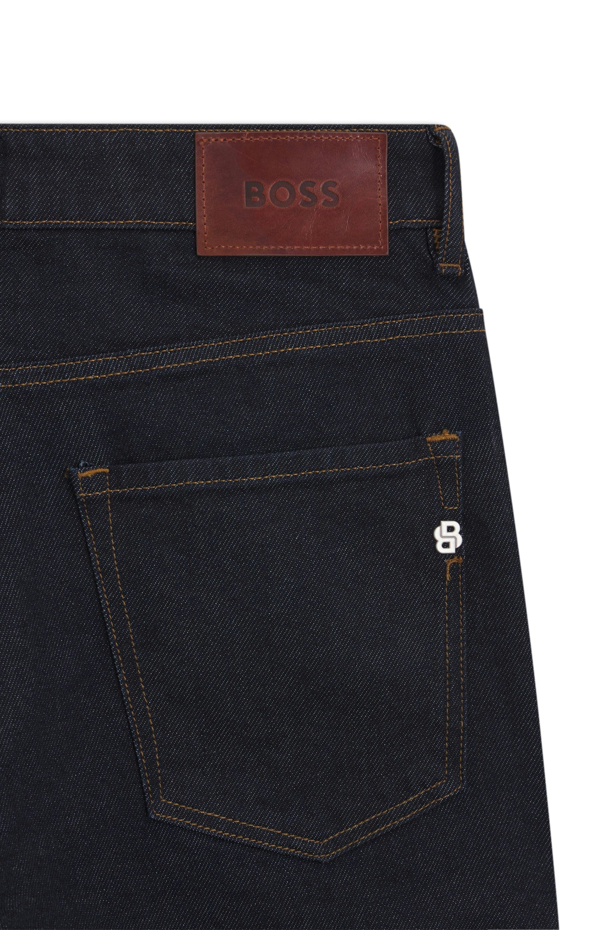 Džíny Delaware slim fit z tmavě modrého denimu - Navy