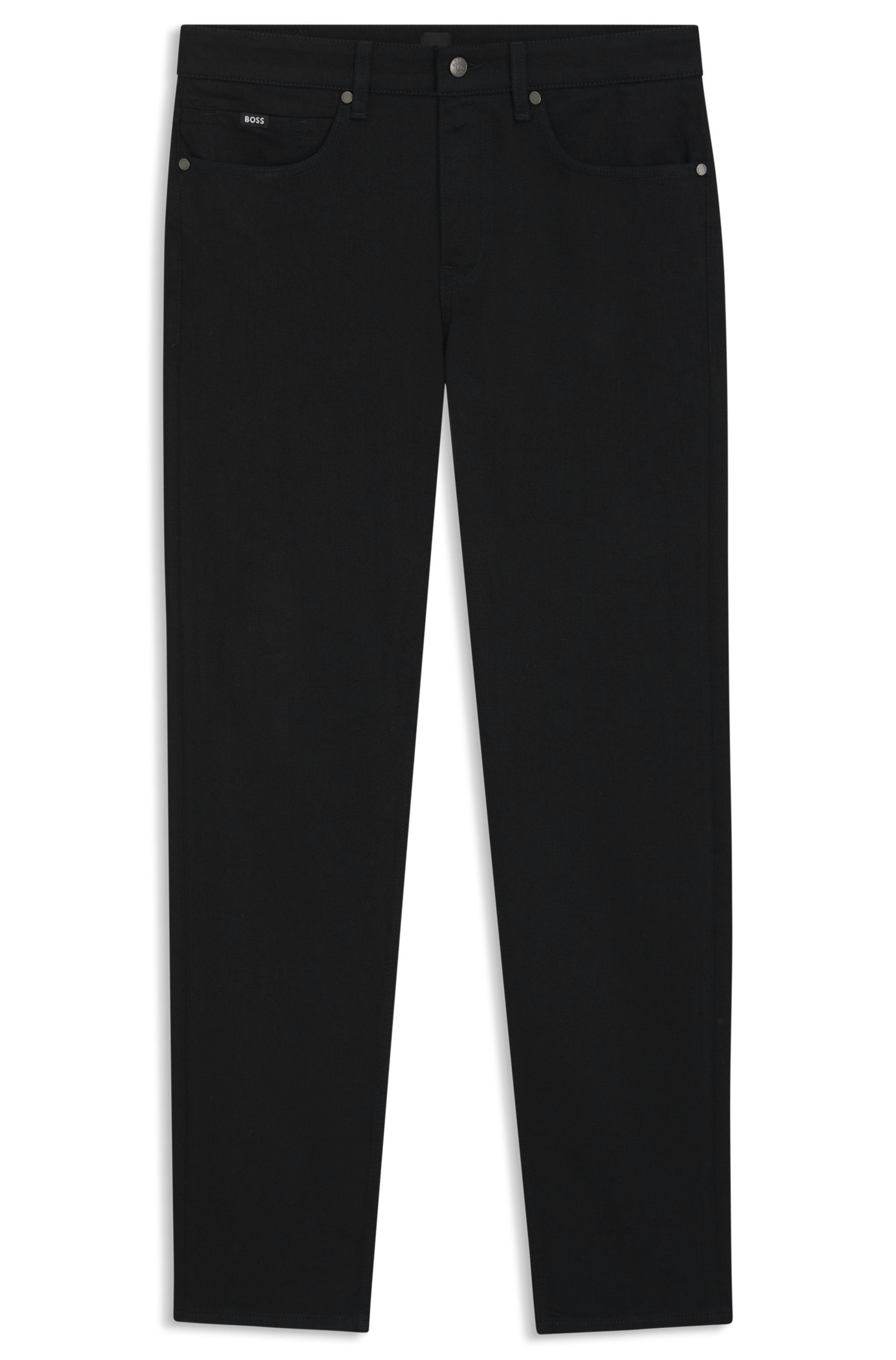 Džíny Delaware slim fit z černého denimu - Black