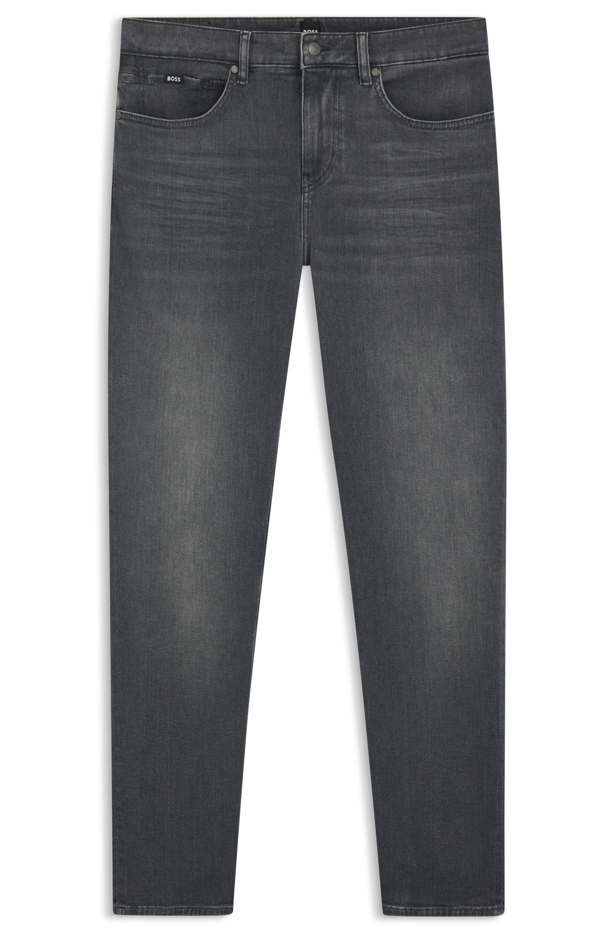 Džíny Maine regular fit z šedého strečového denimu - Medium Grey