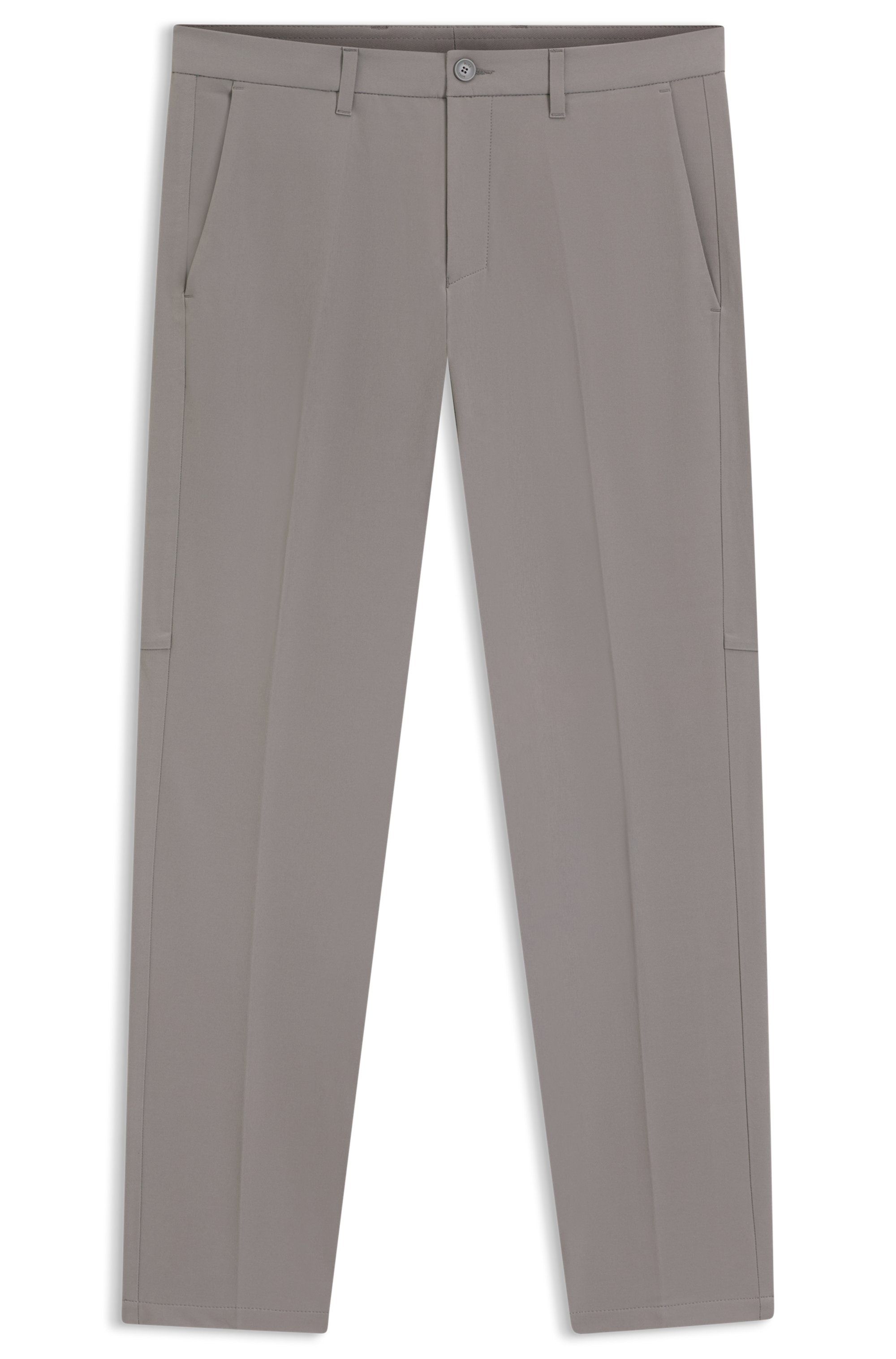 Kalhoty slim střihu se čtyřsměrným strečem - Open Grey