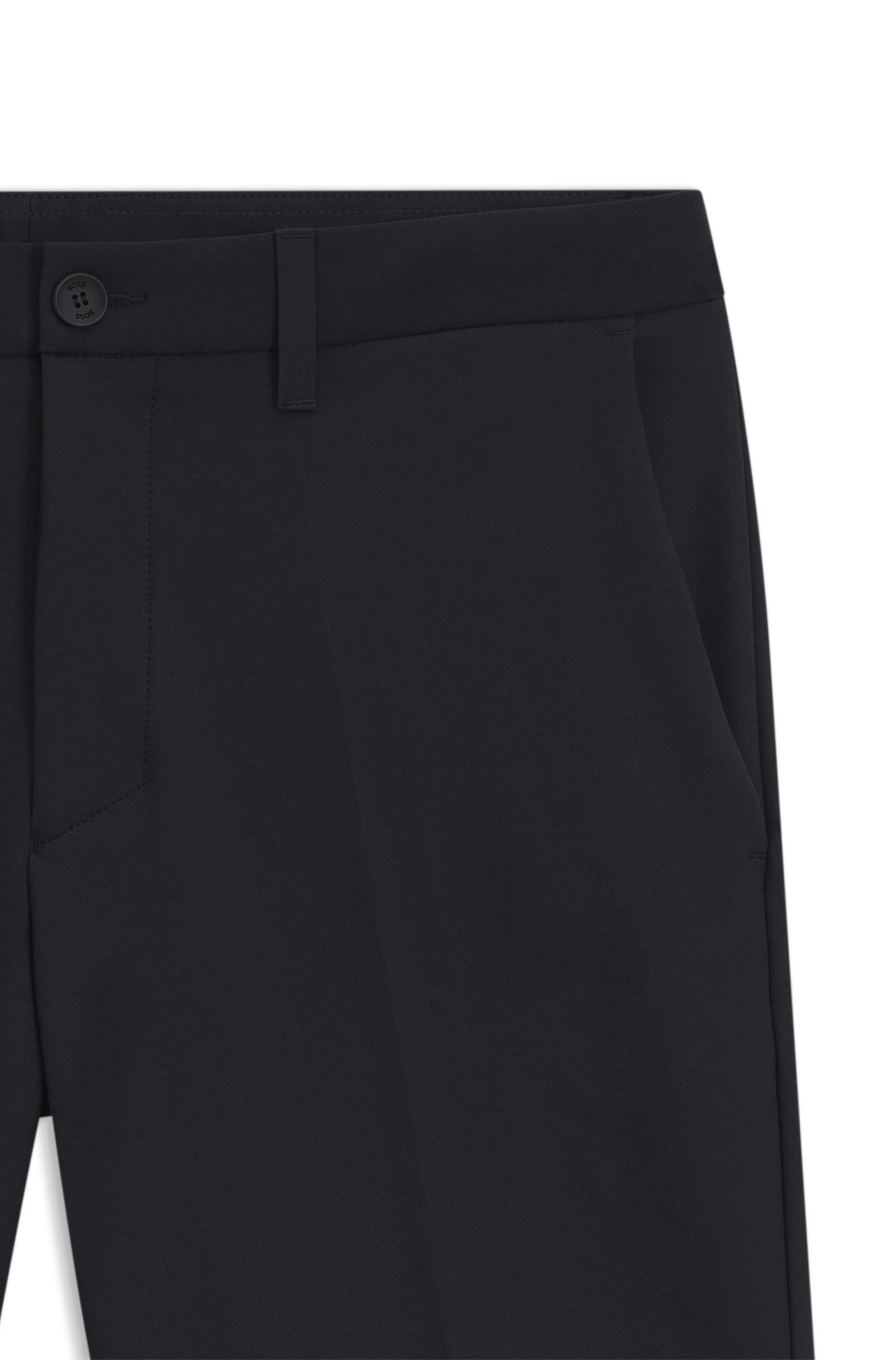 Šortky slim fit z voděodolné strečové tkaniny - Dark Blue