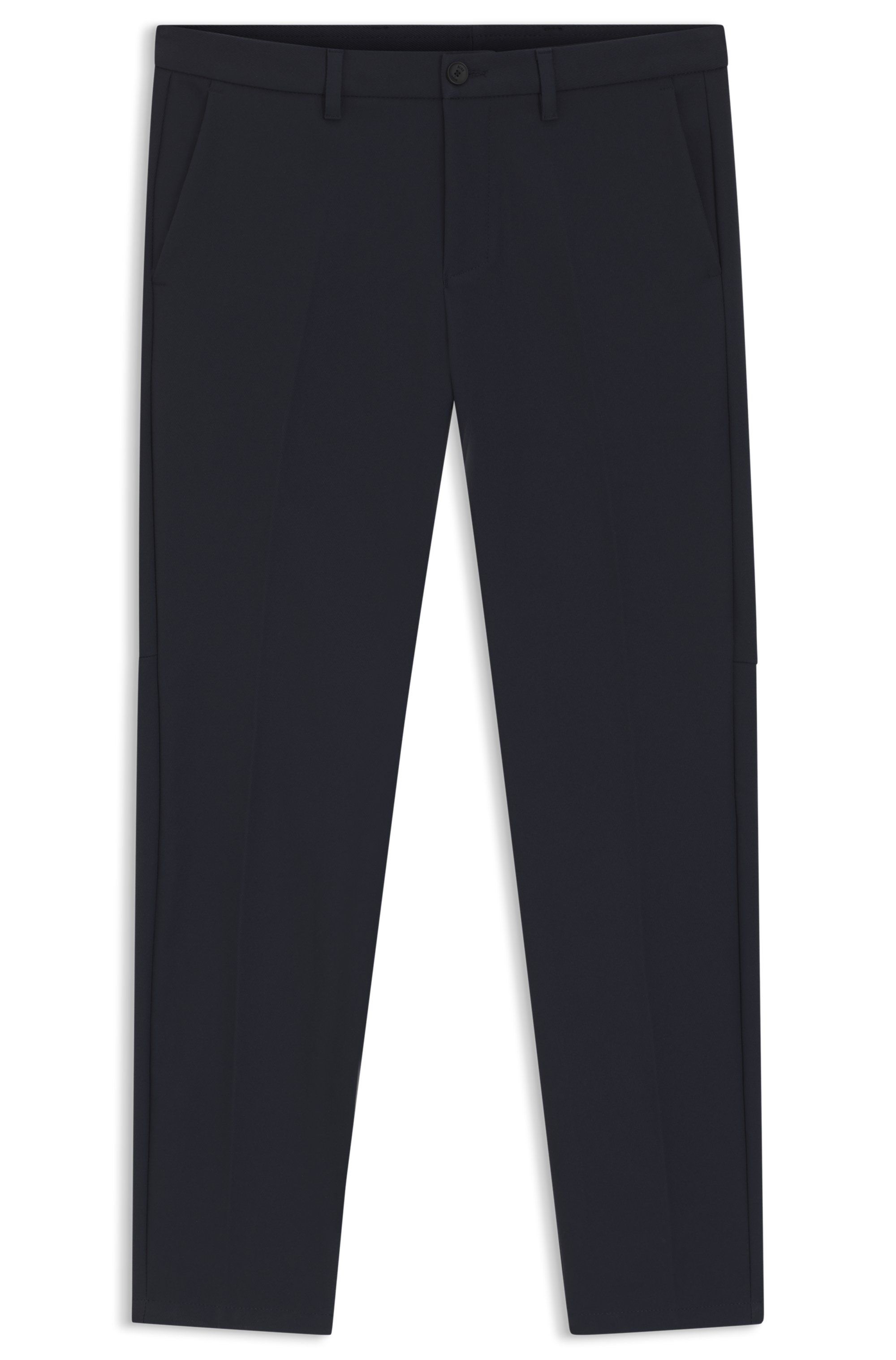Kalhoty slim fit z voděodolné a snadno žehlitelné látky - Dark Blue