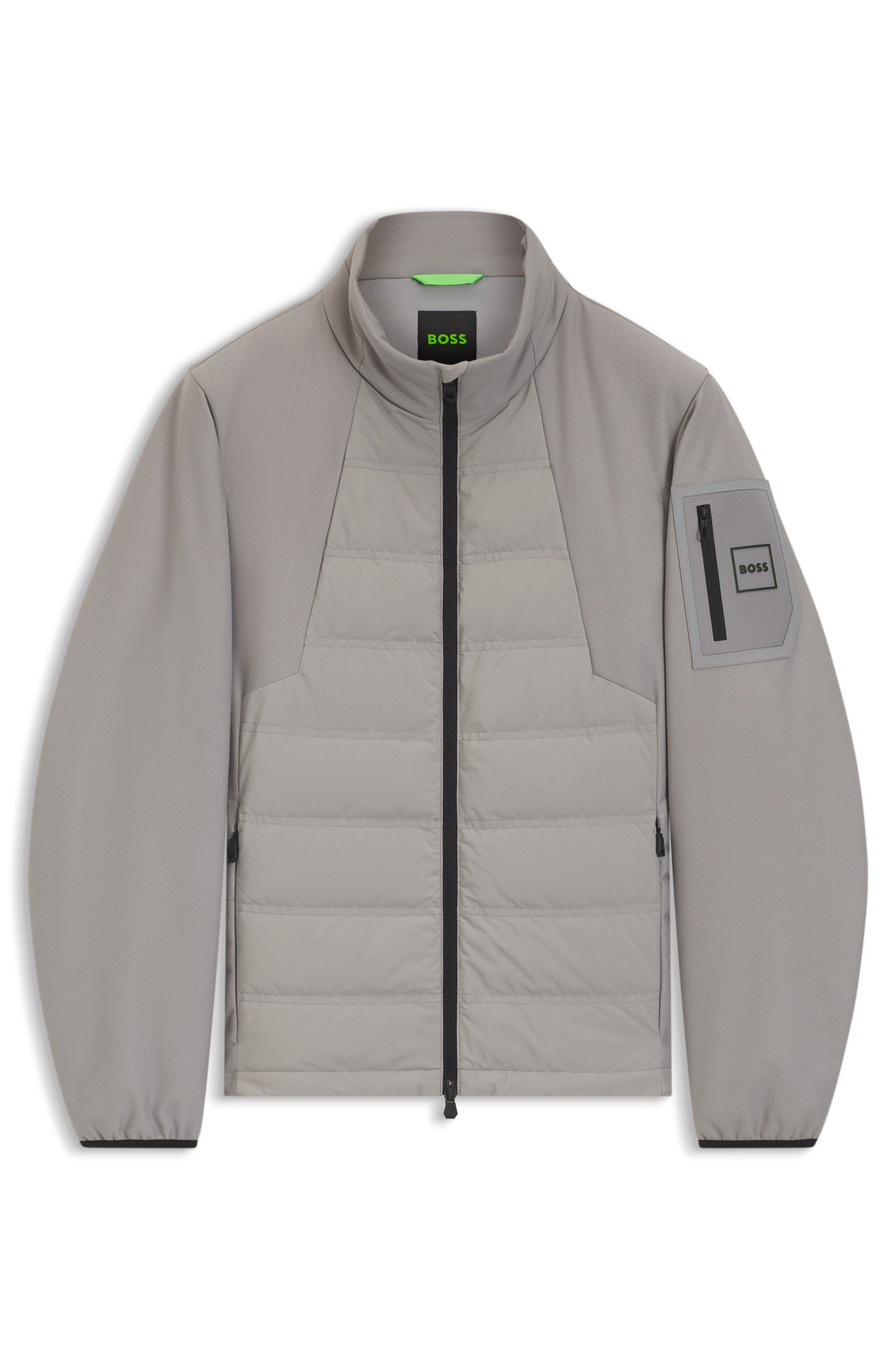 Voděodolná bunda s péřovou výplní - Open Grey