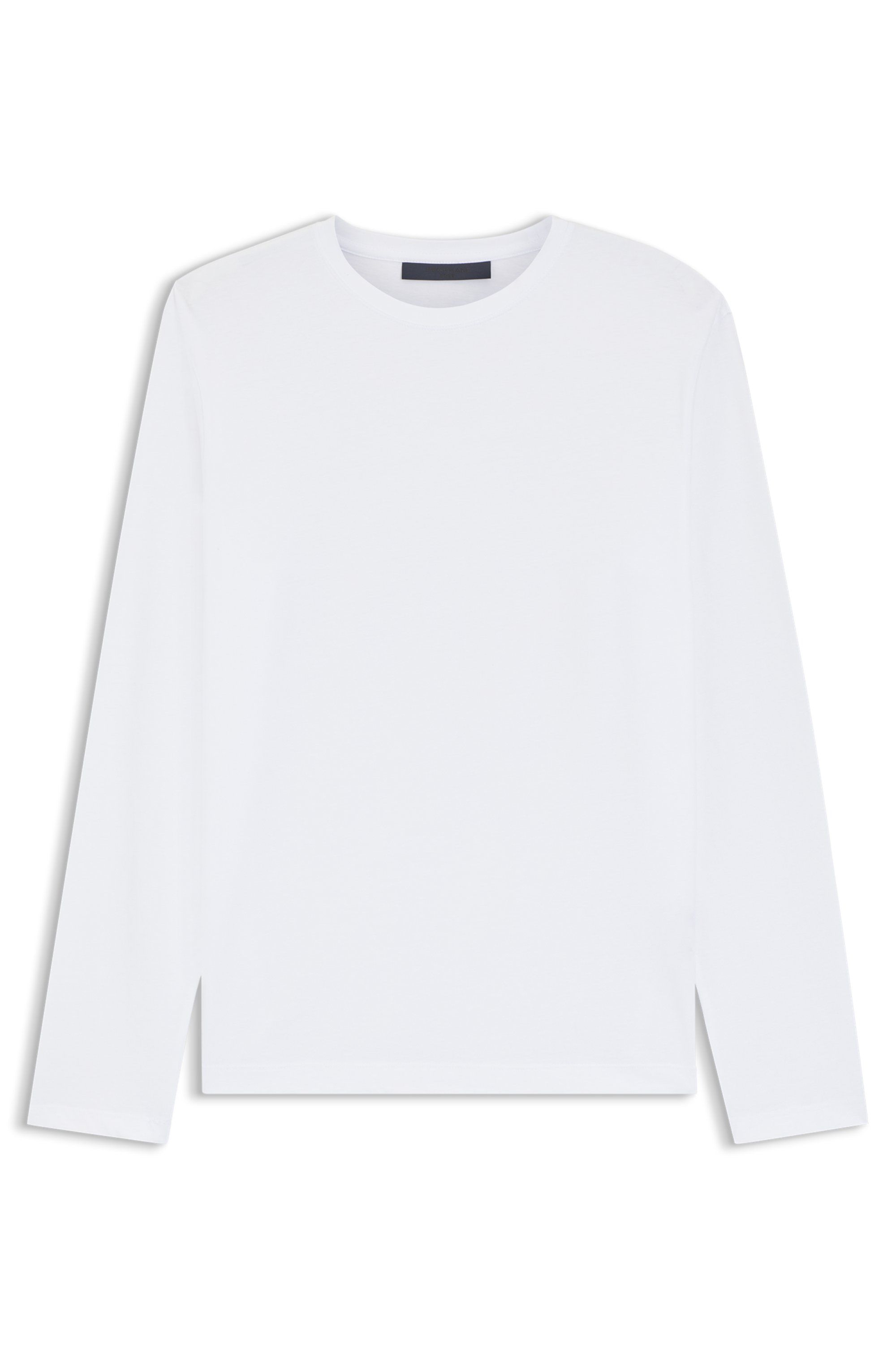 Tričko BECKHAM x BOSS z mercerované bavlny - White
