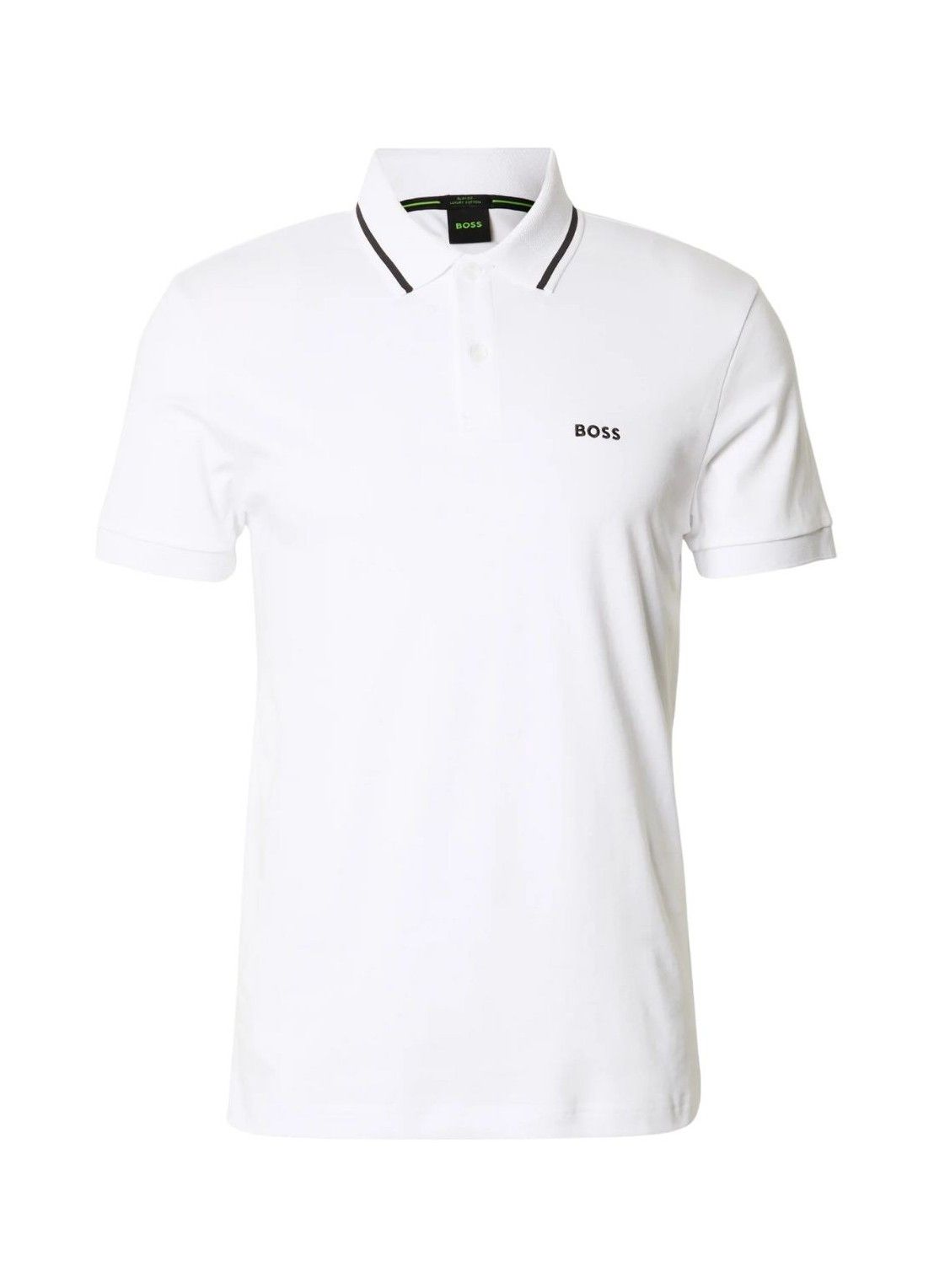 Polotričko Paddy slim fit z interlockové bavlny - White