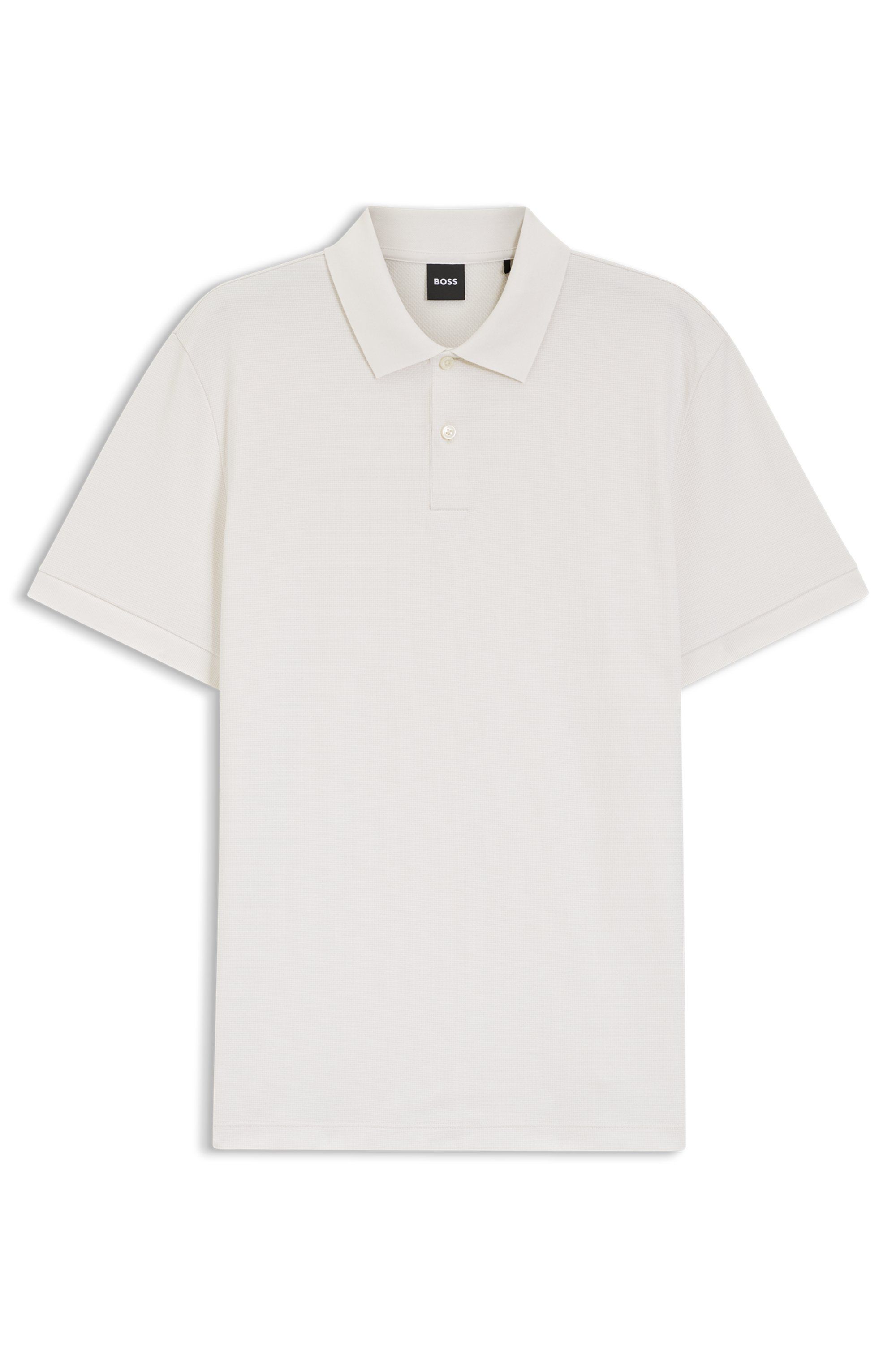 Bavlněné polotričko s bublinovou strukturou - Open White
