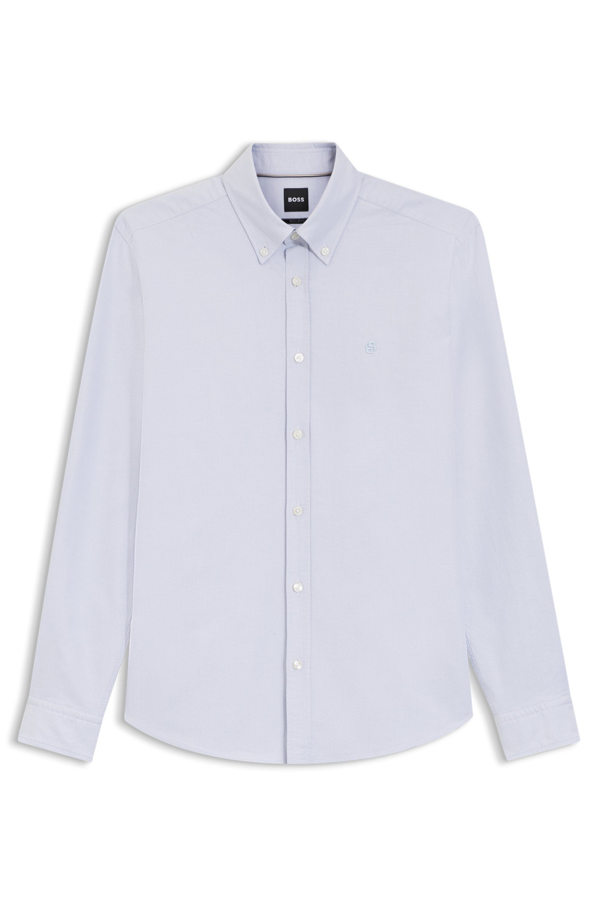 Košile regular střihu z oxfordské bavlny - Light/Pastel Purple