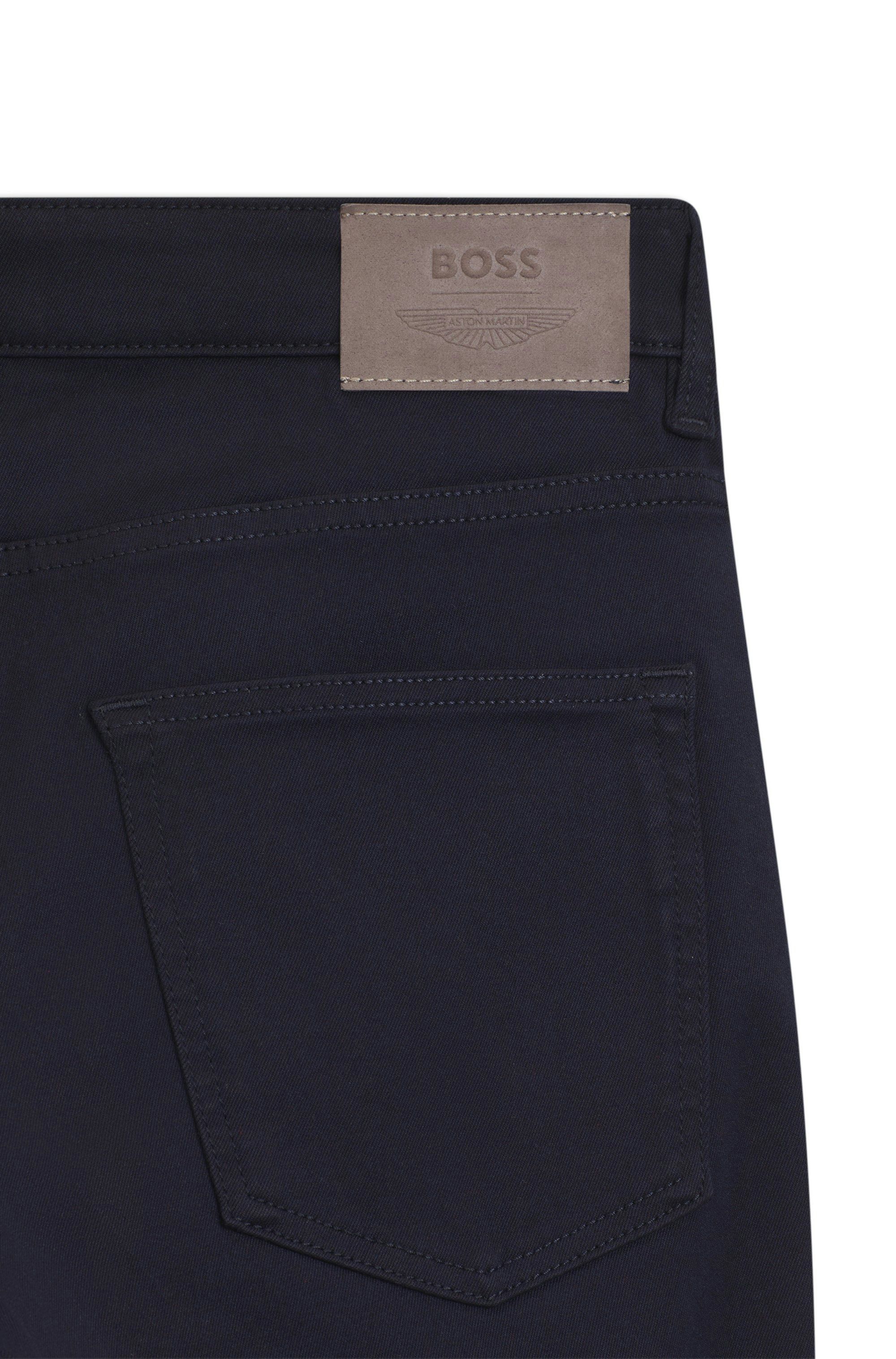 Džíny slim fit BOSS x ASTON MARTIN - Dark Blue