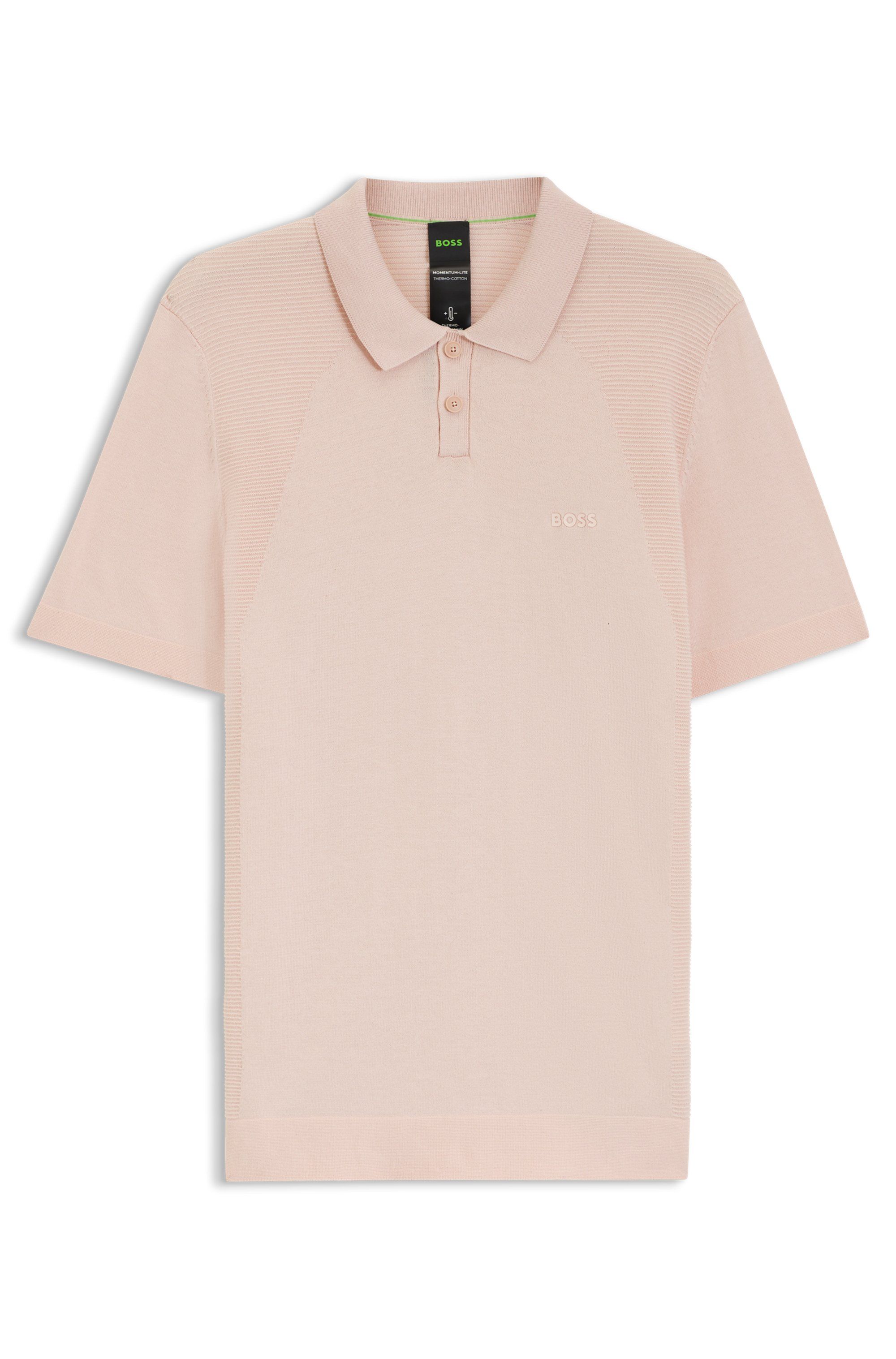 Polotričko z bavlněné směsi s mapováním těla - Light/Pastel Orange
