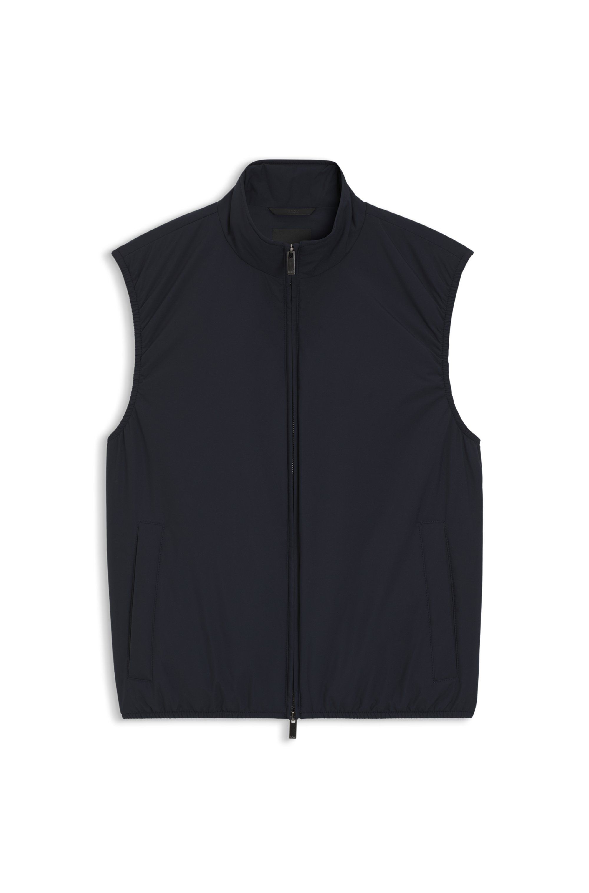Voděodolná vesta s pletenými lemováním - Dark Blue