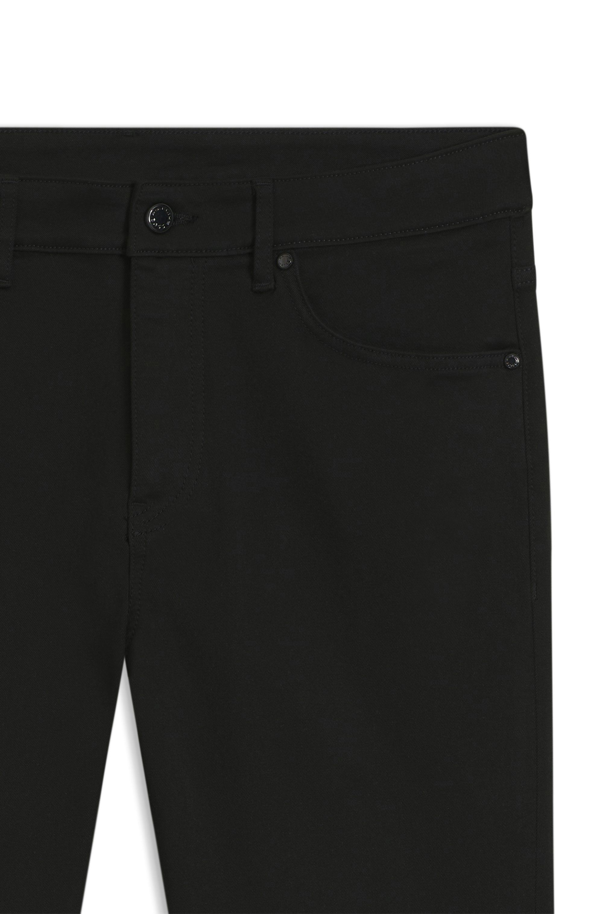 Kalhoty Porsche x BOSS zúženého střihu z strečového denimu - Black