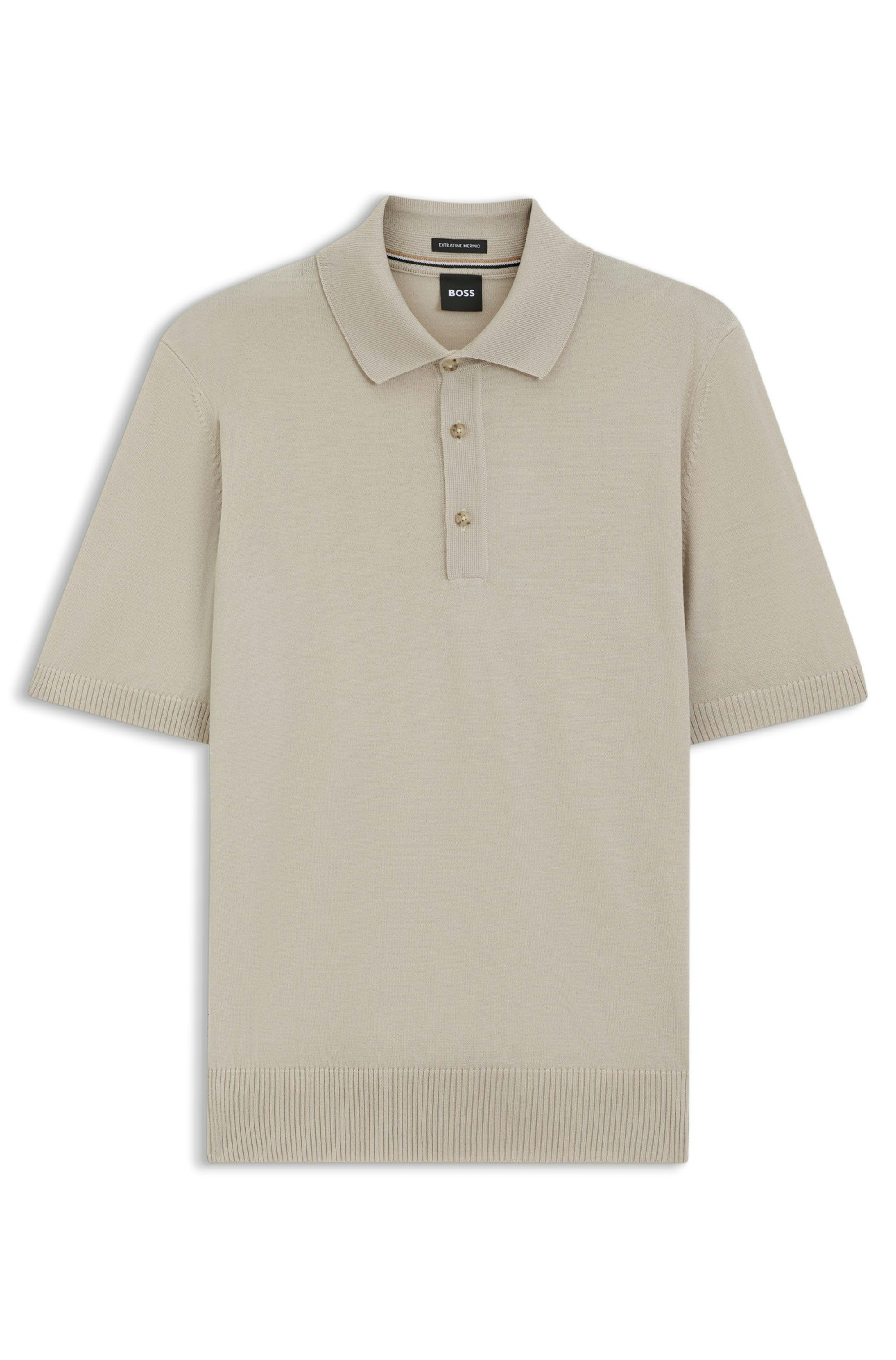 Pletené polotričko z panenské vlny - Open Beige