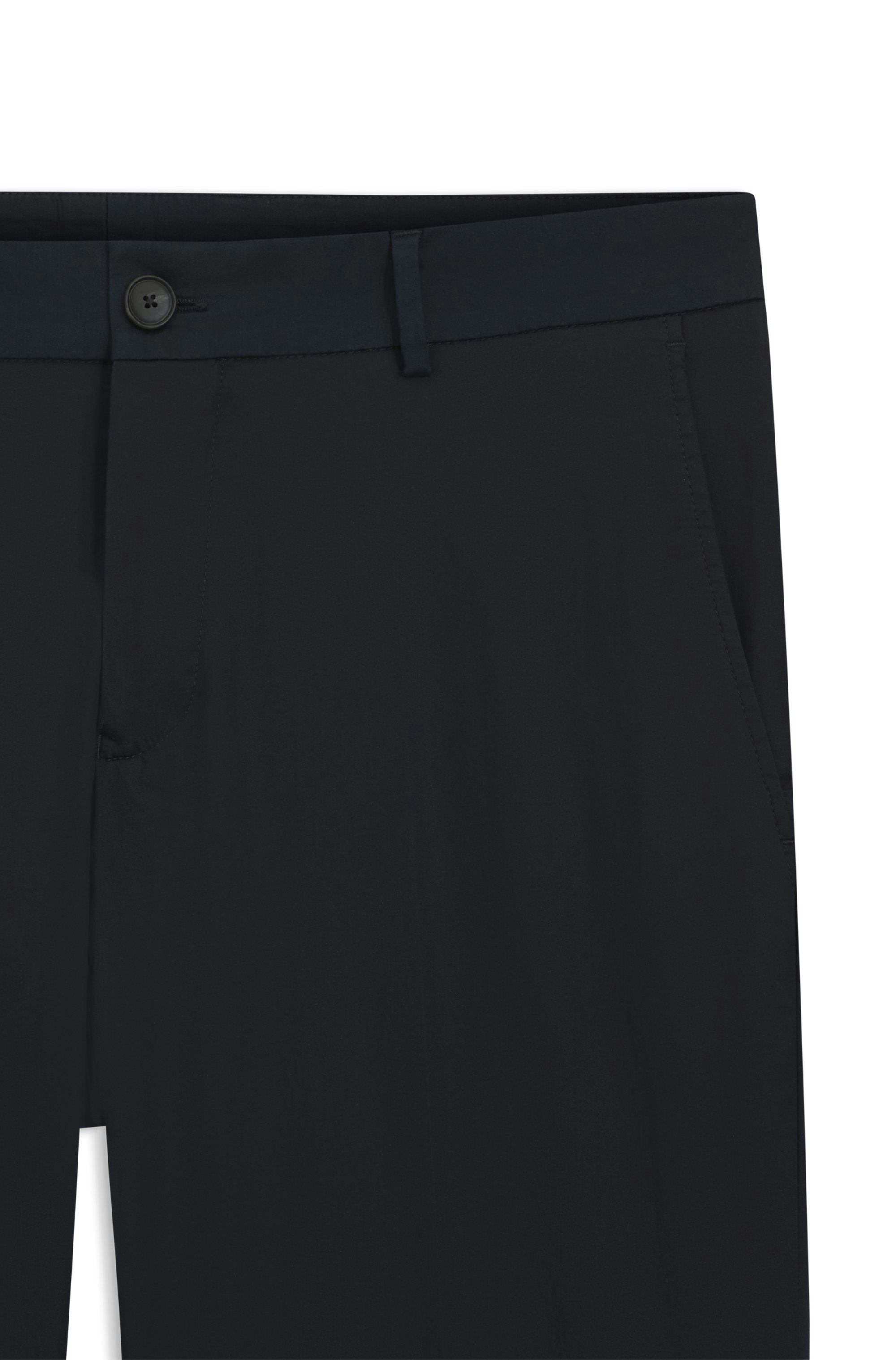 Kalhoty slim fit z pratelné bavlněné směsi - Dark Blue