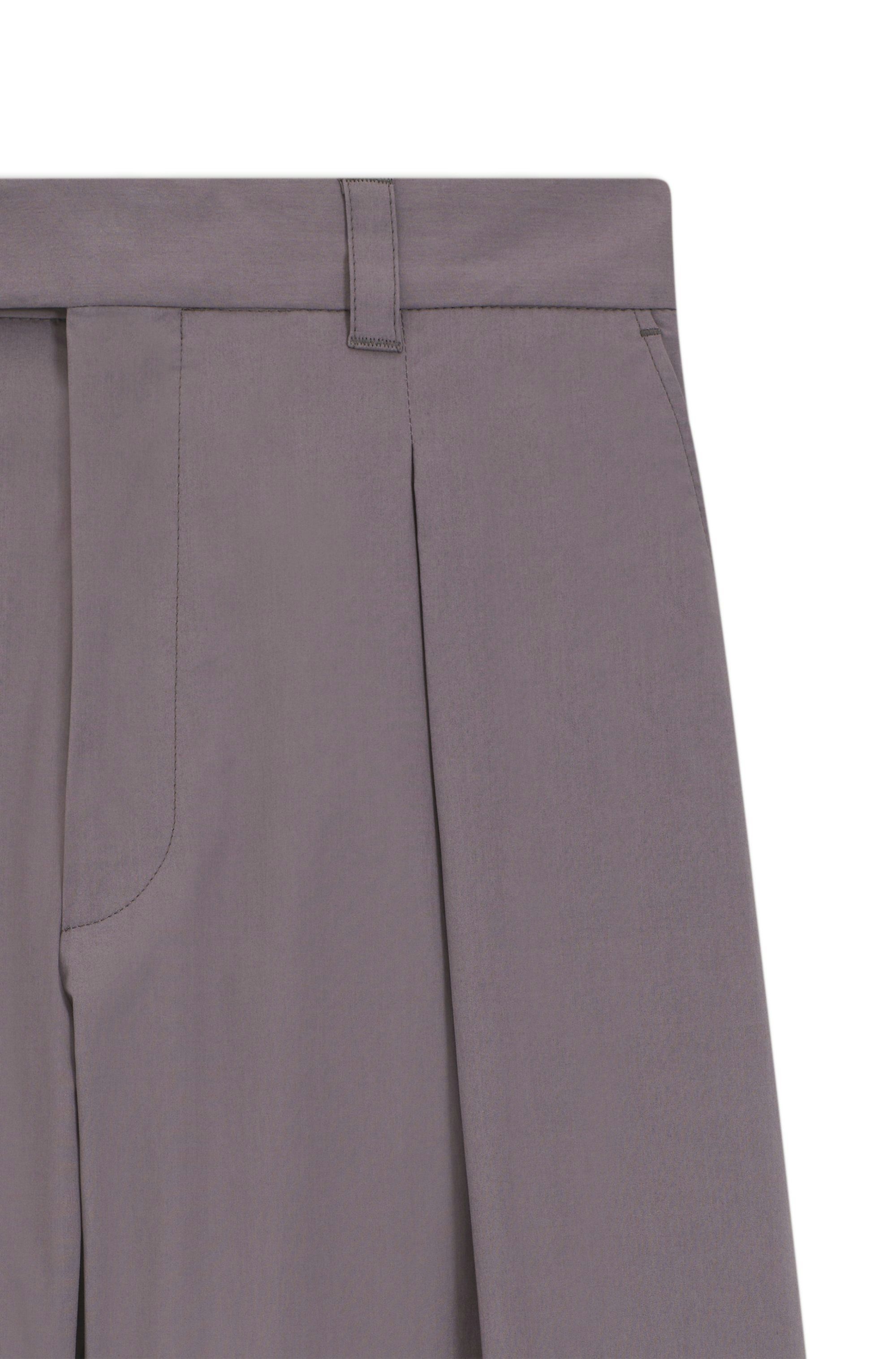 Kalhoty volného střihu ze strečové bavlny - Medium Purple