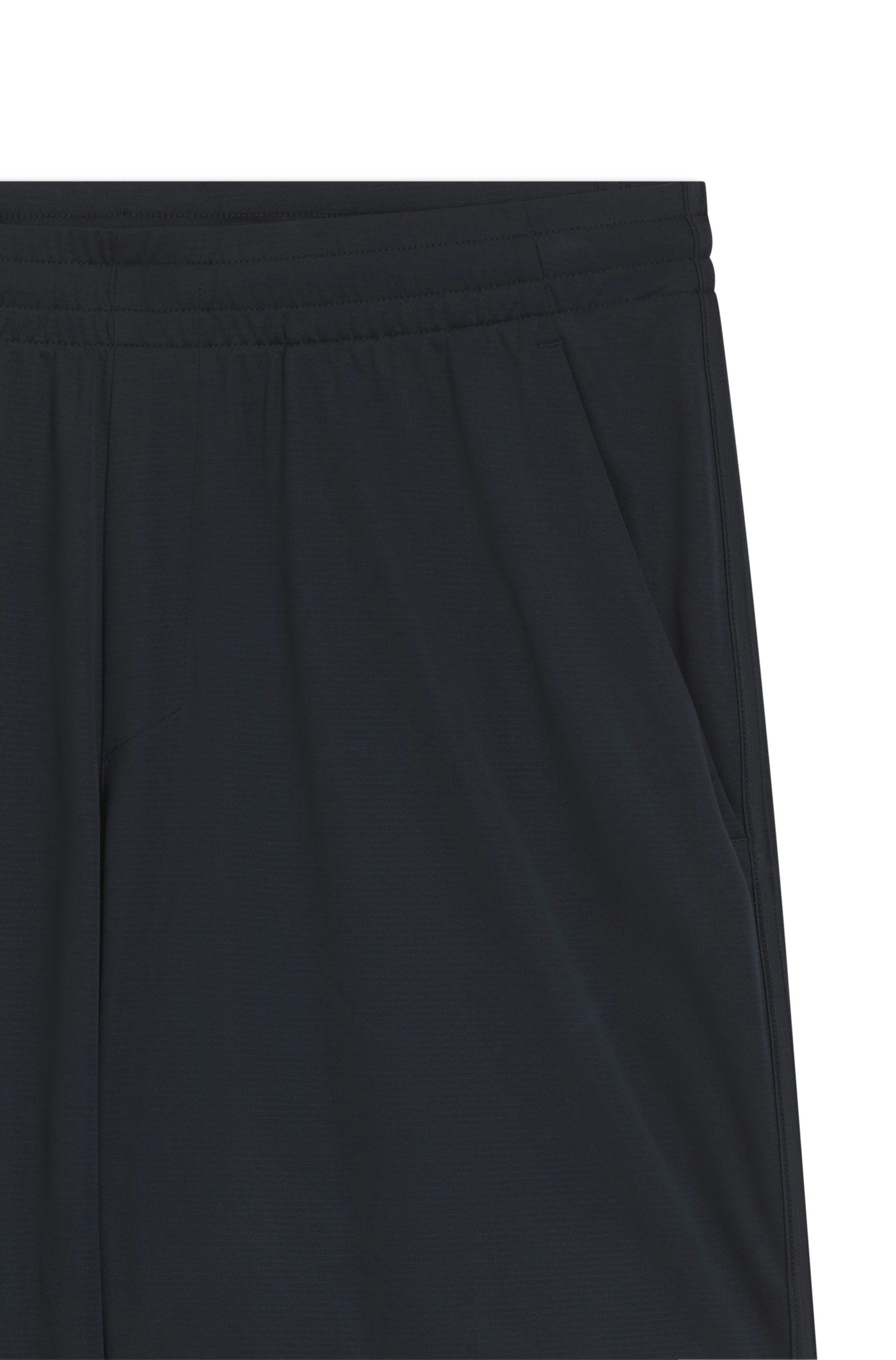 Aktivní šortky  ze strečové  tkaniny se síťovanými kapsami - Dark Blue