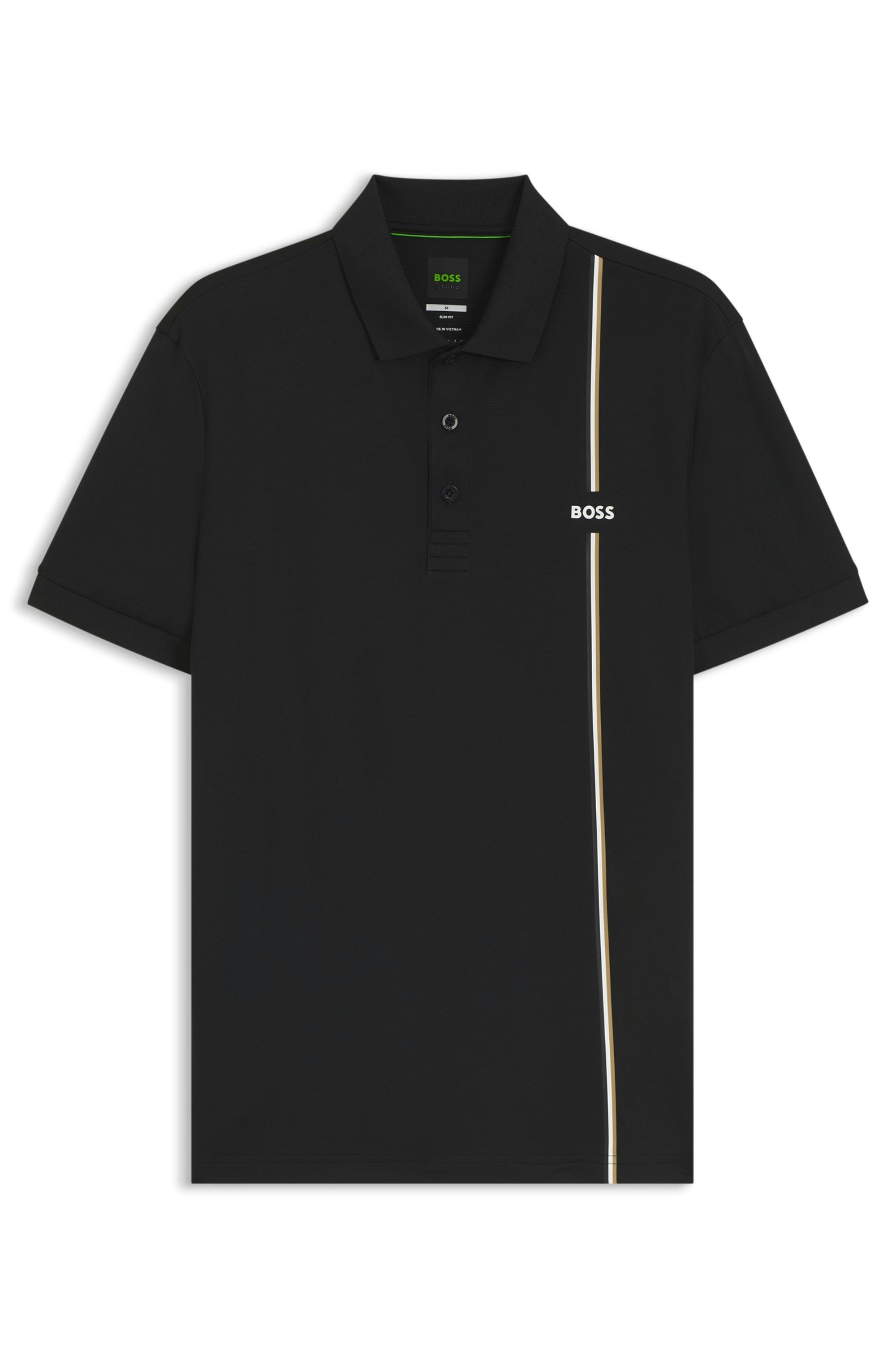Aktivní rychleschnoucí polotričko s charakteristickým pruhem - Black