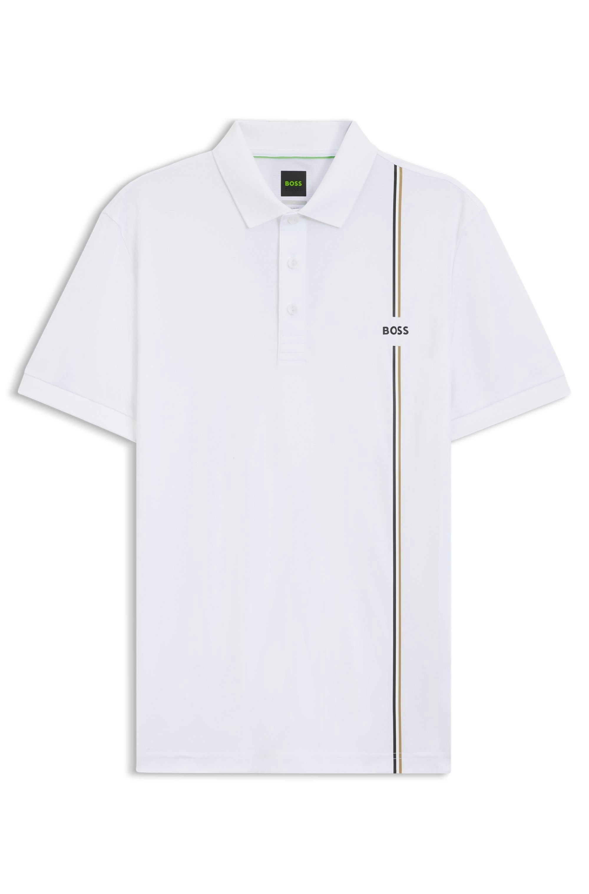 Aktivní rychleschnoucí polotričko s charakteristickým pruhem - White