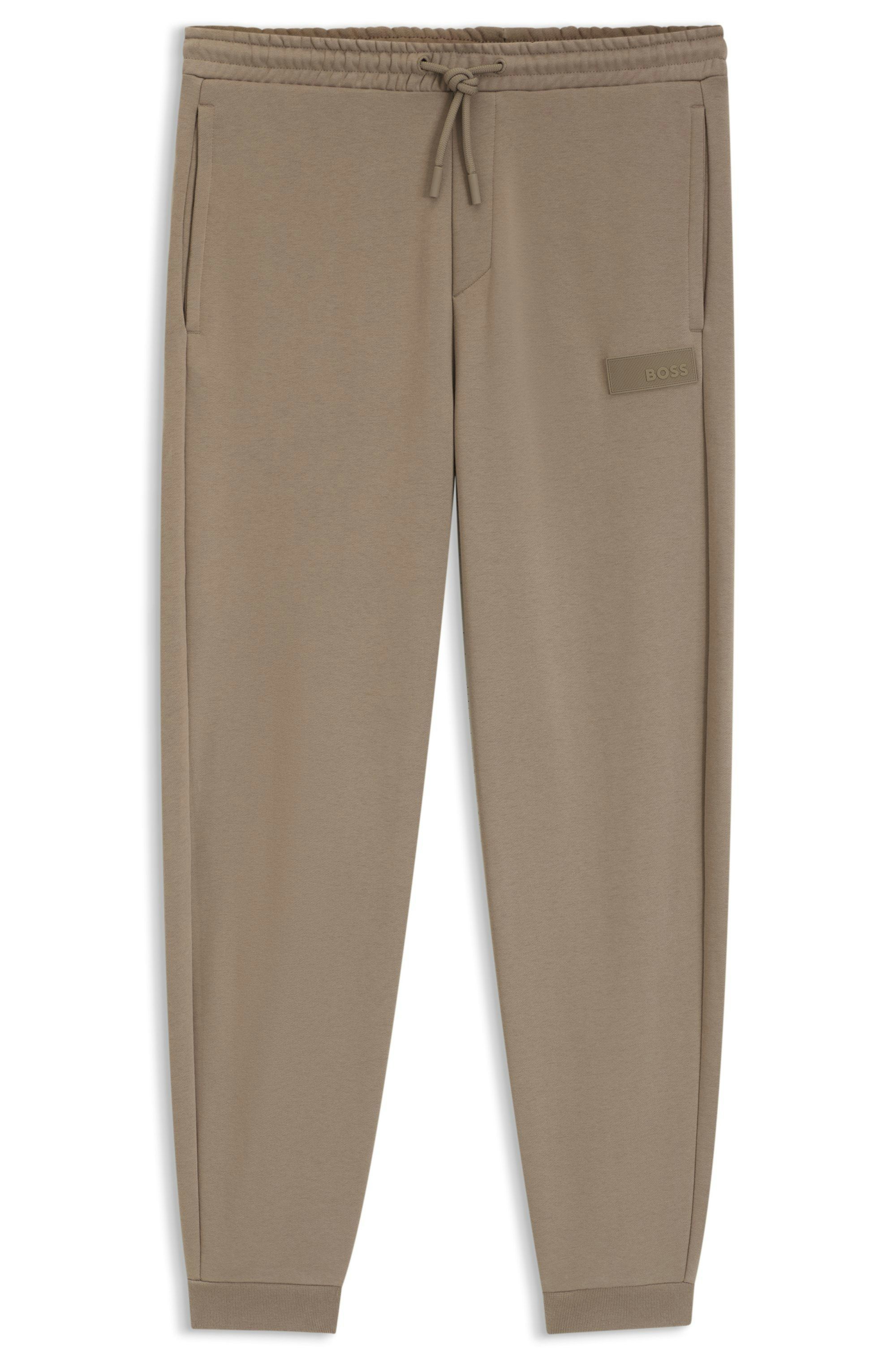 Kalhoty volného střihu z inovativního francouzského froté - Light/Pastel Green