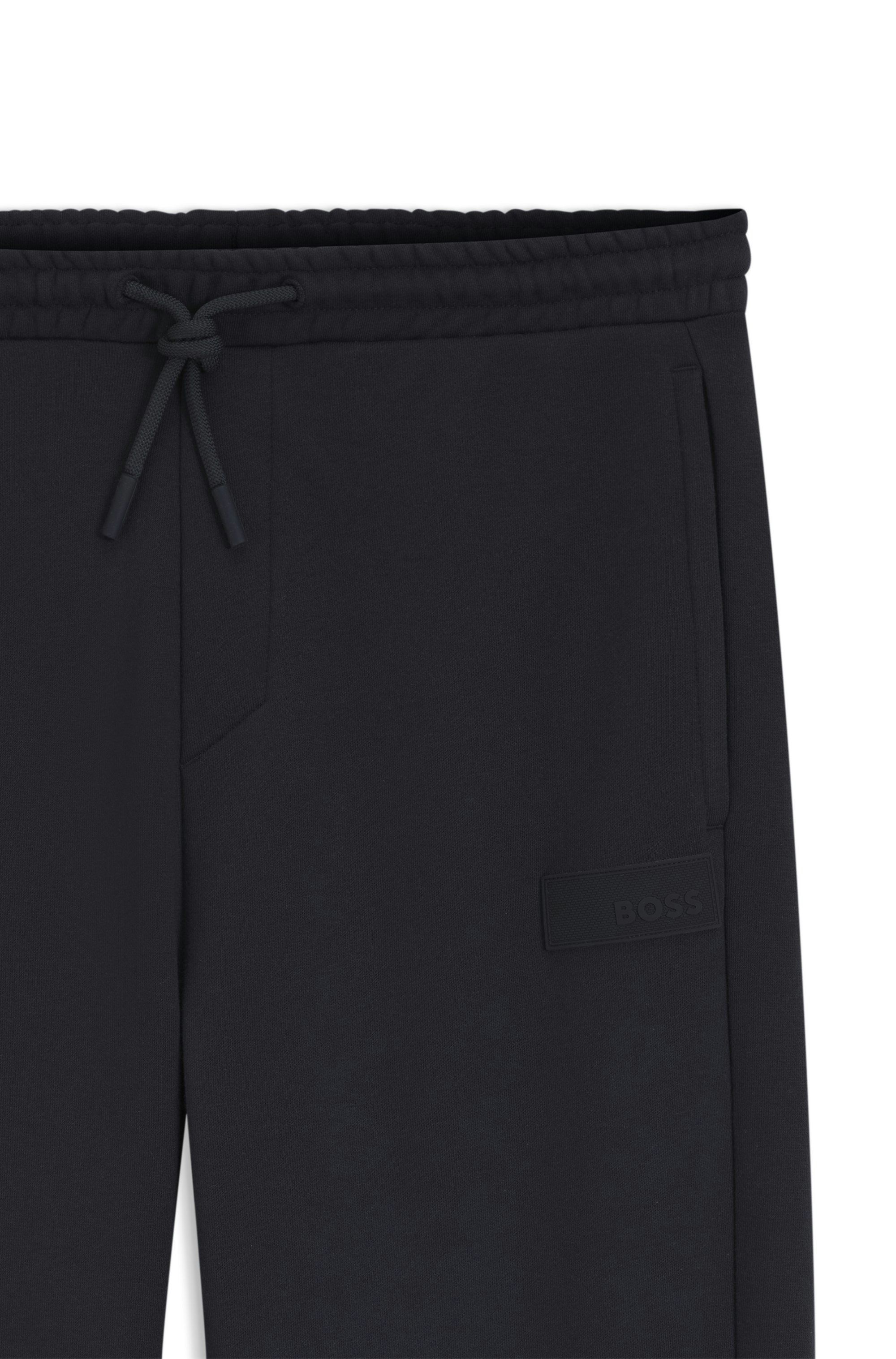 Kalhoty volného střihu z inovativního francouzského froté - Dark Blue