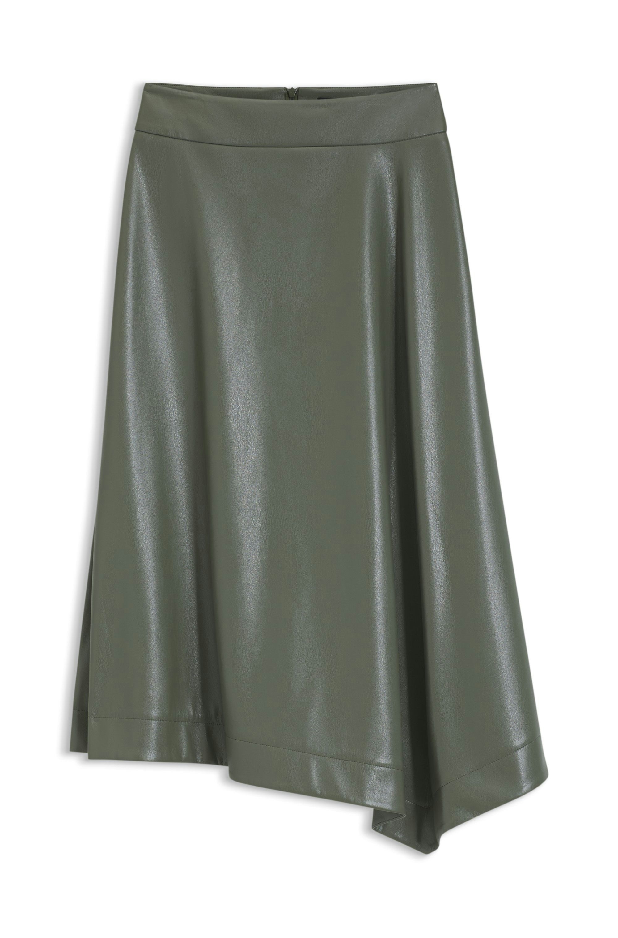 Sukně z umělé kůže - Dark Green