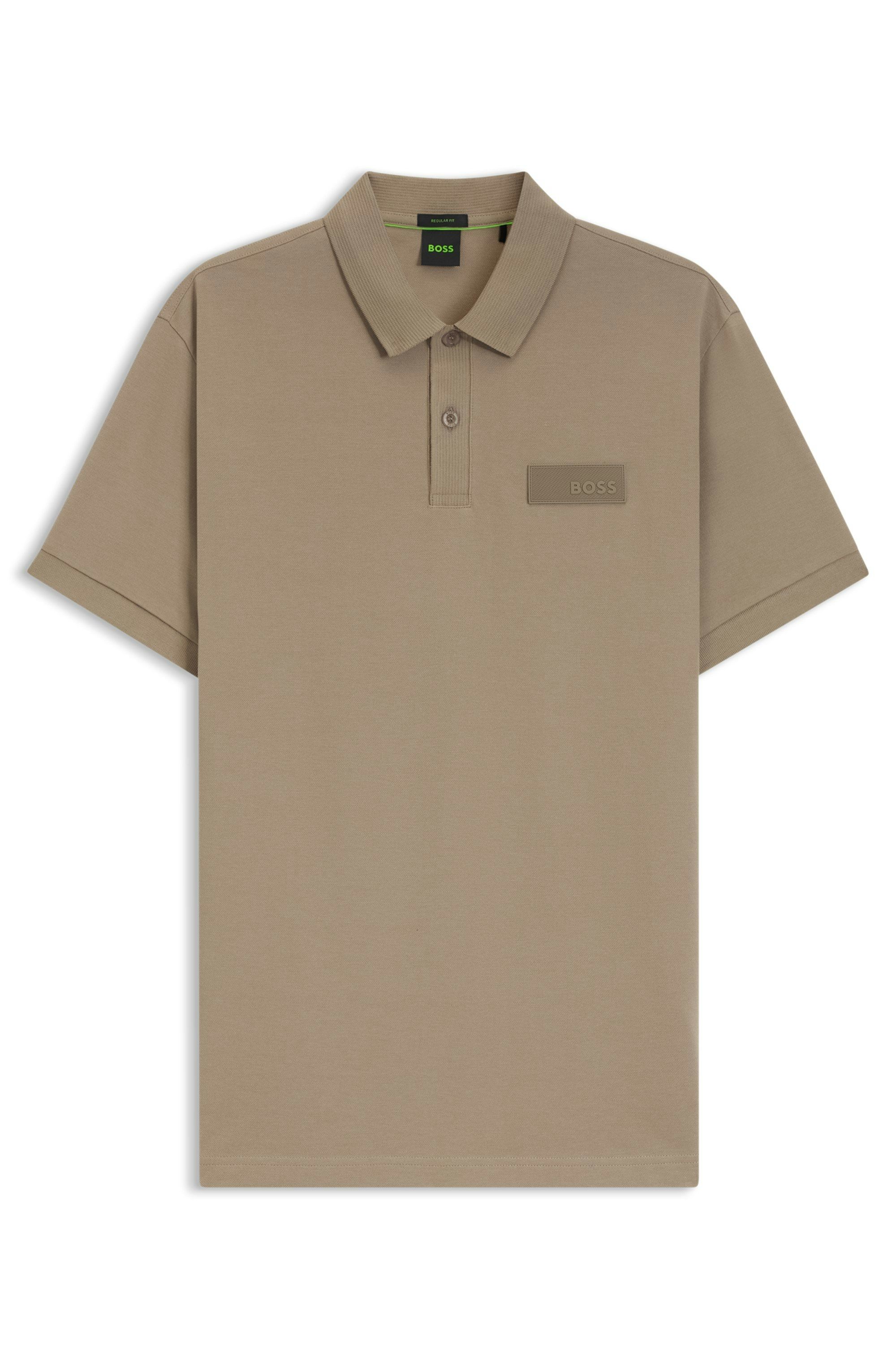 Polotričko Paddy s nášivkou ze strukturovaného loga - Light/Pastel Green