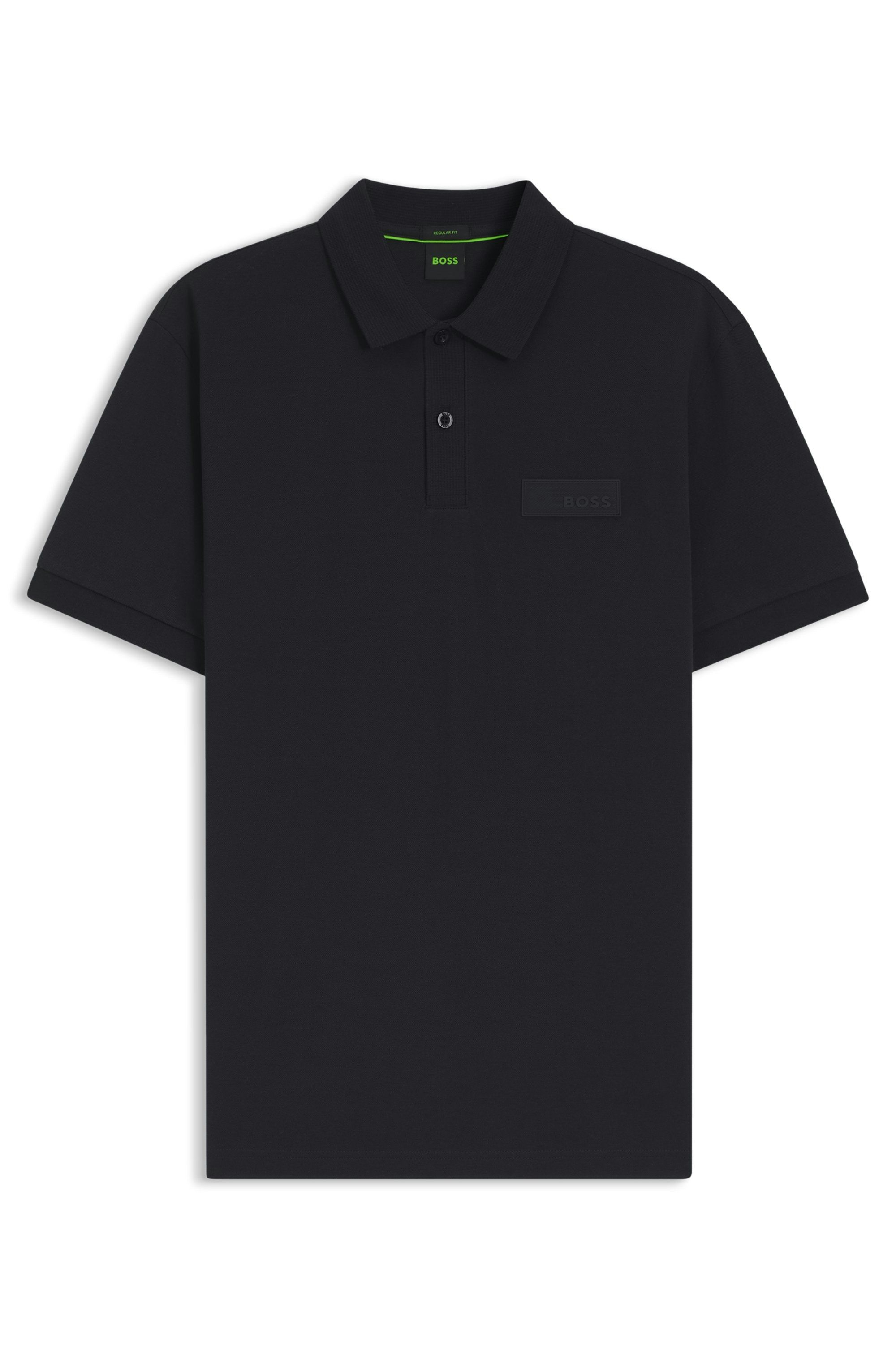 Polotričko Paddy s nášivkou ze strukturovaného loga - Dark Blue